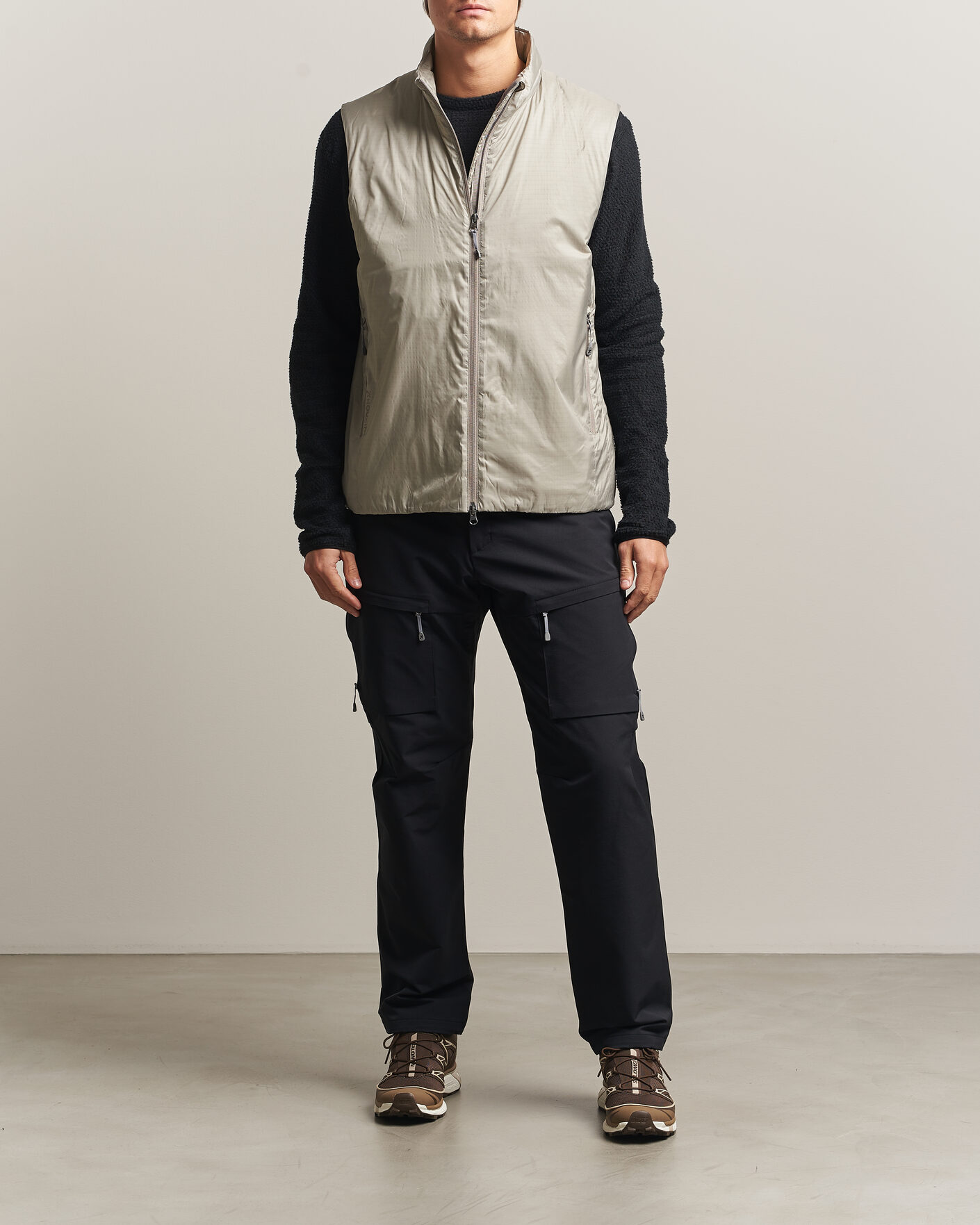 Men | Gilets | Houdini | Dunfri Primaloft Padded Vest Sandstorm