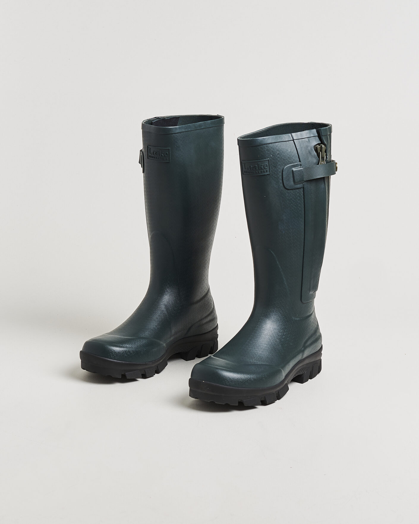 Men | Overshoes & Rubber boots | Loake 1880 | Wellington Rain Boot Dark Green