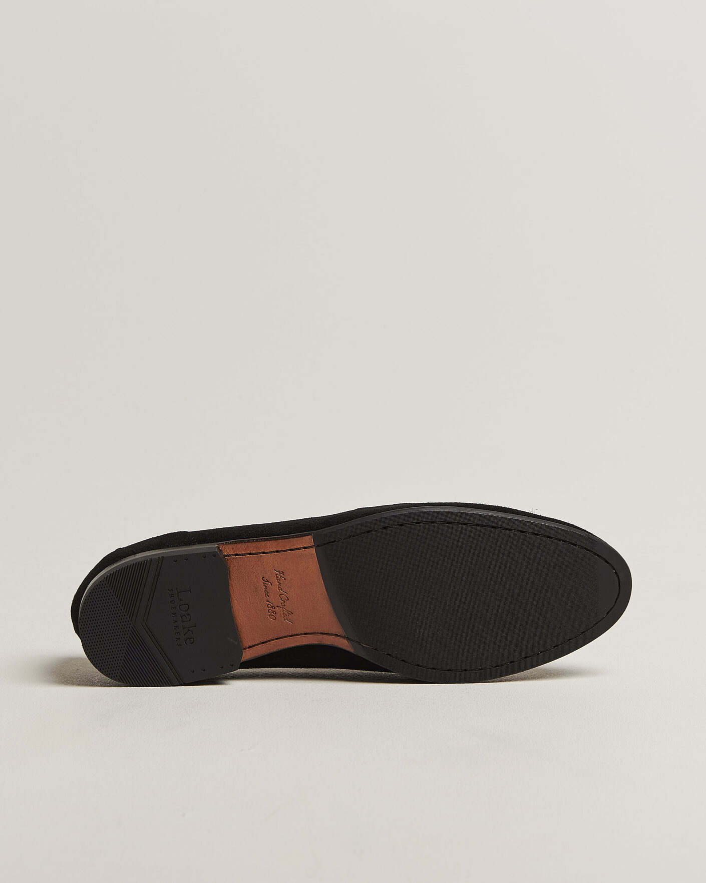 Men | Loafers | Loake 1880 | Belgrave Black Suede Belgian Loafer Black