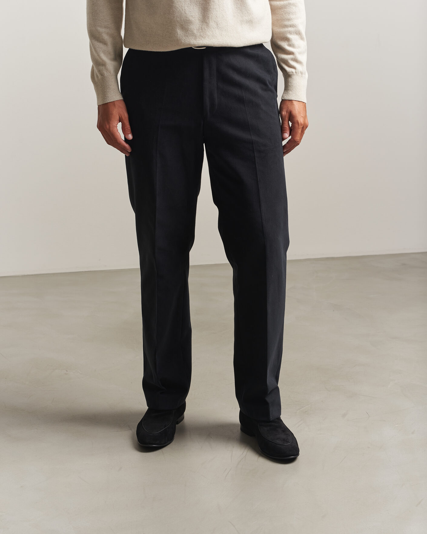 Men | Loafers | Loake 1880 | Belgrave Black Suede Belgian Loafer Black