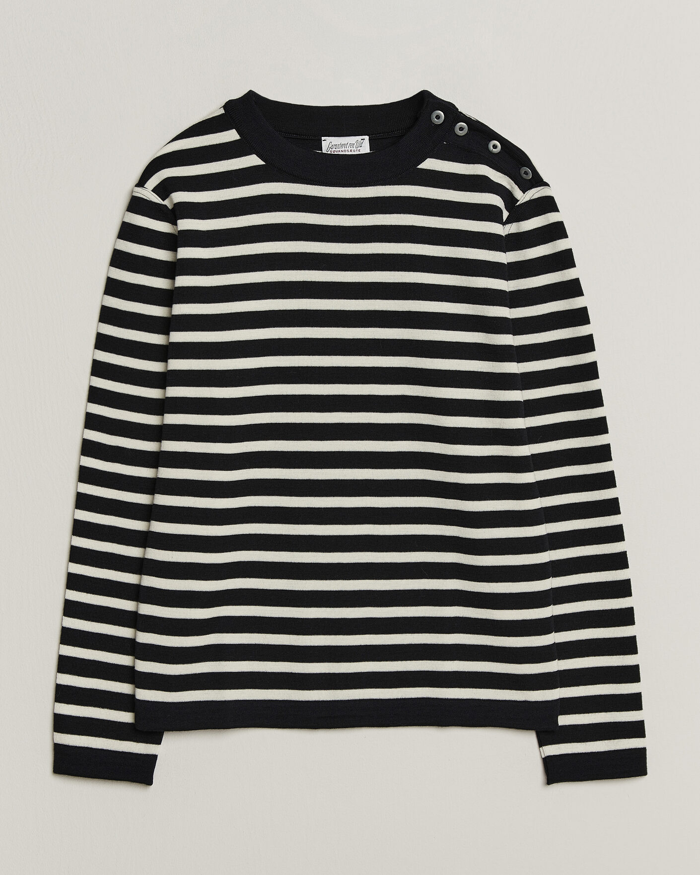 Men | Sweaters & Knitwear | S.N.S. Herning | Naval Crew Neck Navy/White
