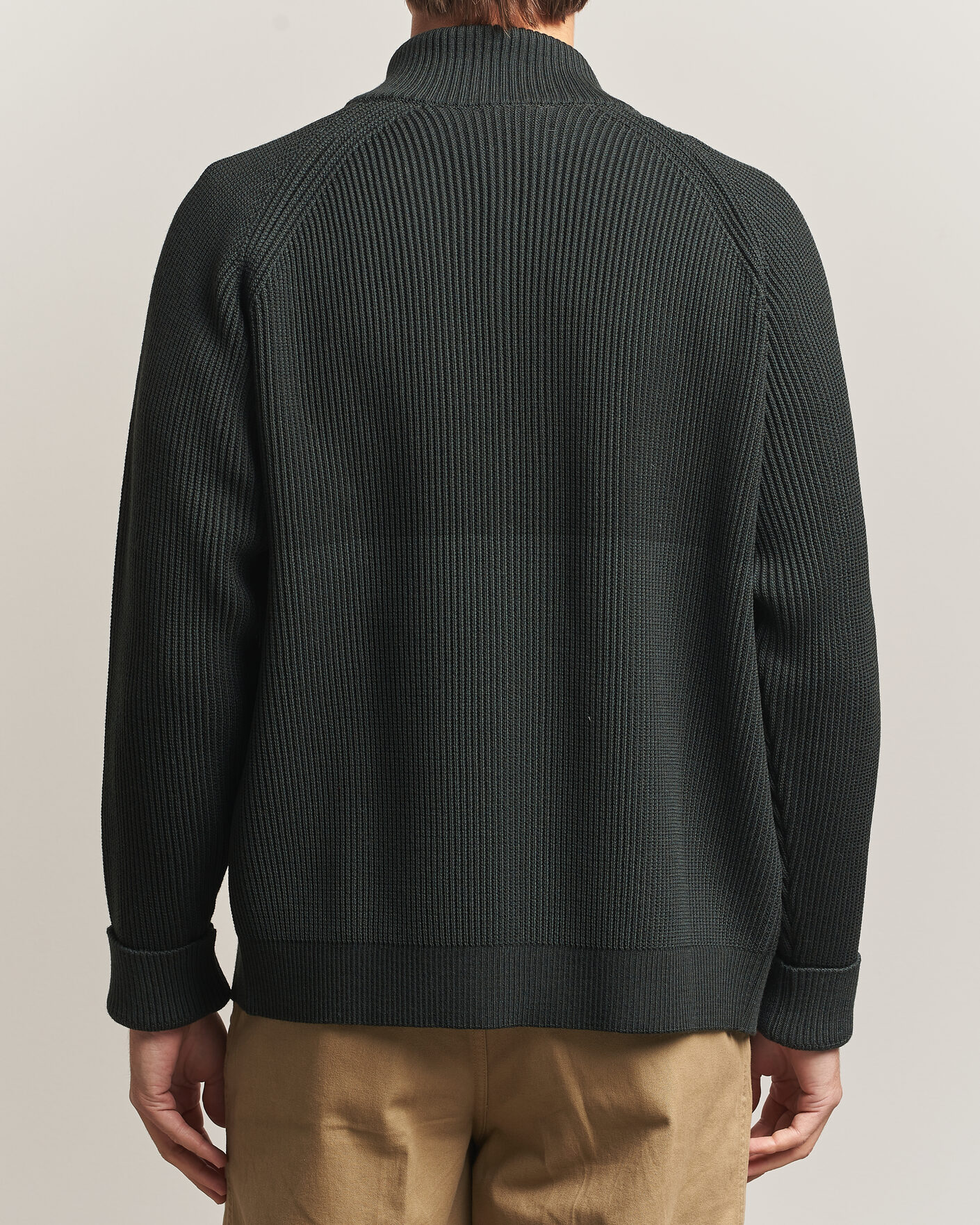 Men | Sweaters & Knitwear | S.N.S. Herning | Render Full Zip Terrain Green