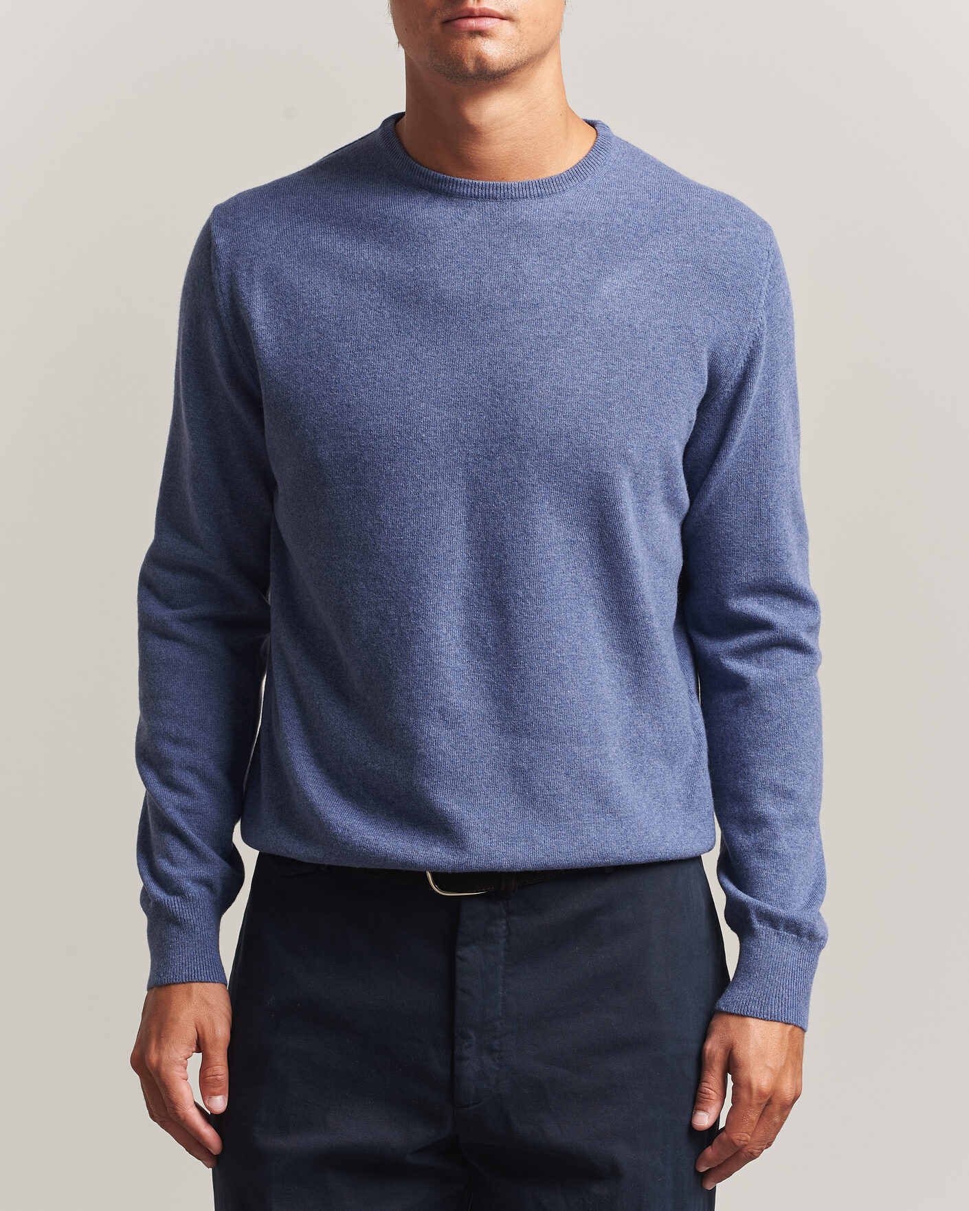 Men | Sweaters & Knitwear | Morgano | Wool/Cashmere Crewneck Jeans