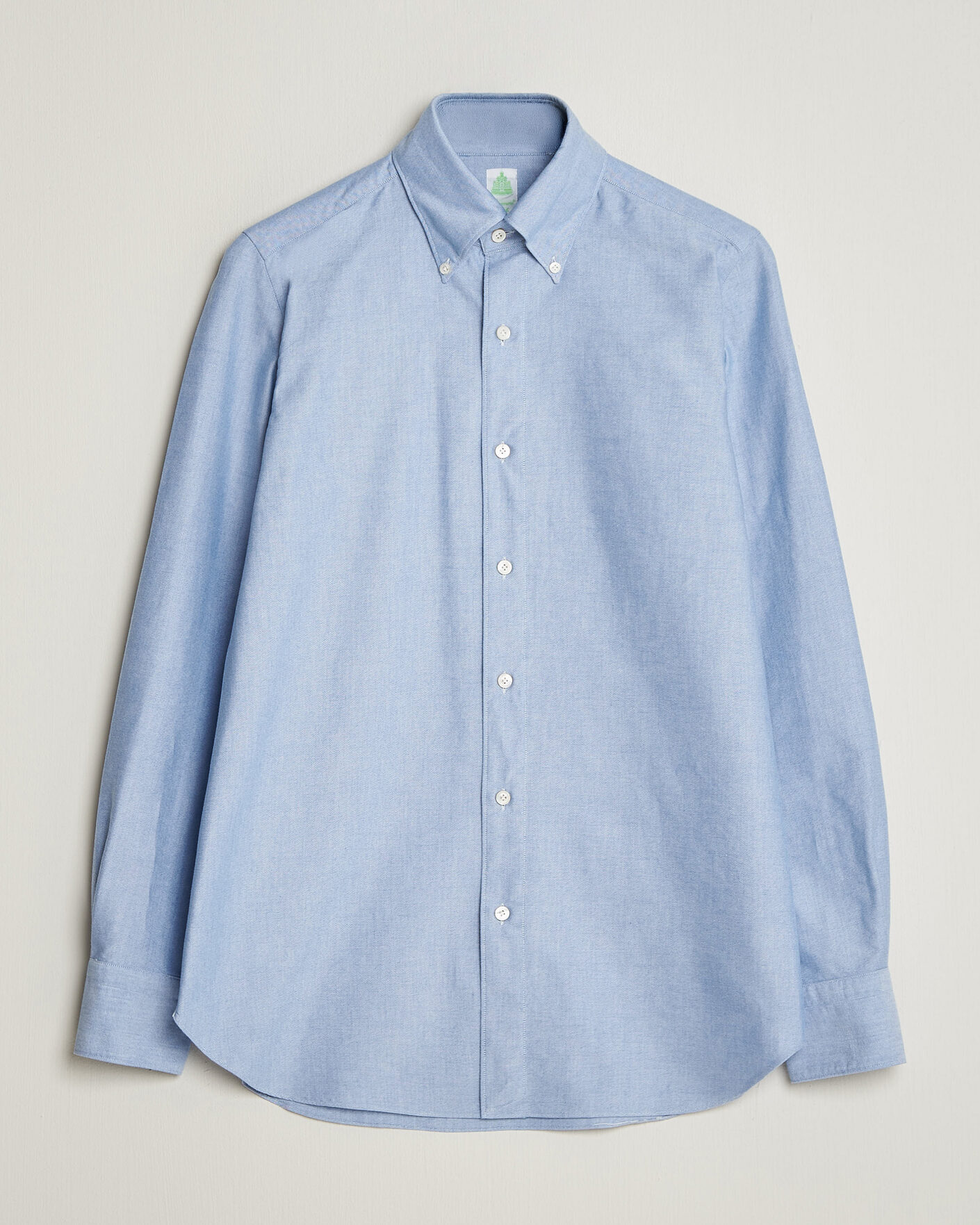Men | Shirts | Finamore Napoli | Gaeta Oxford Button Down Shirt Light Blue