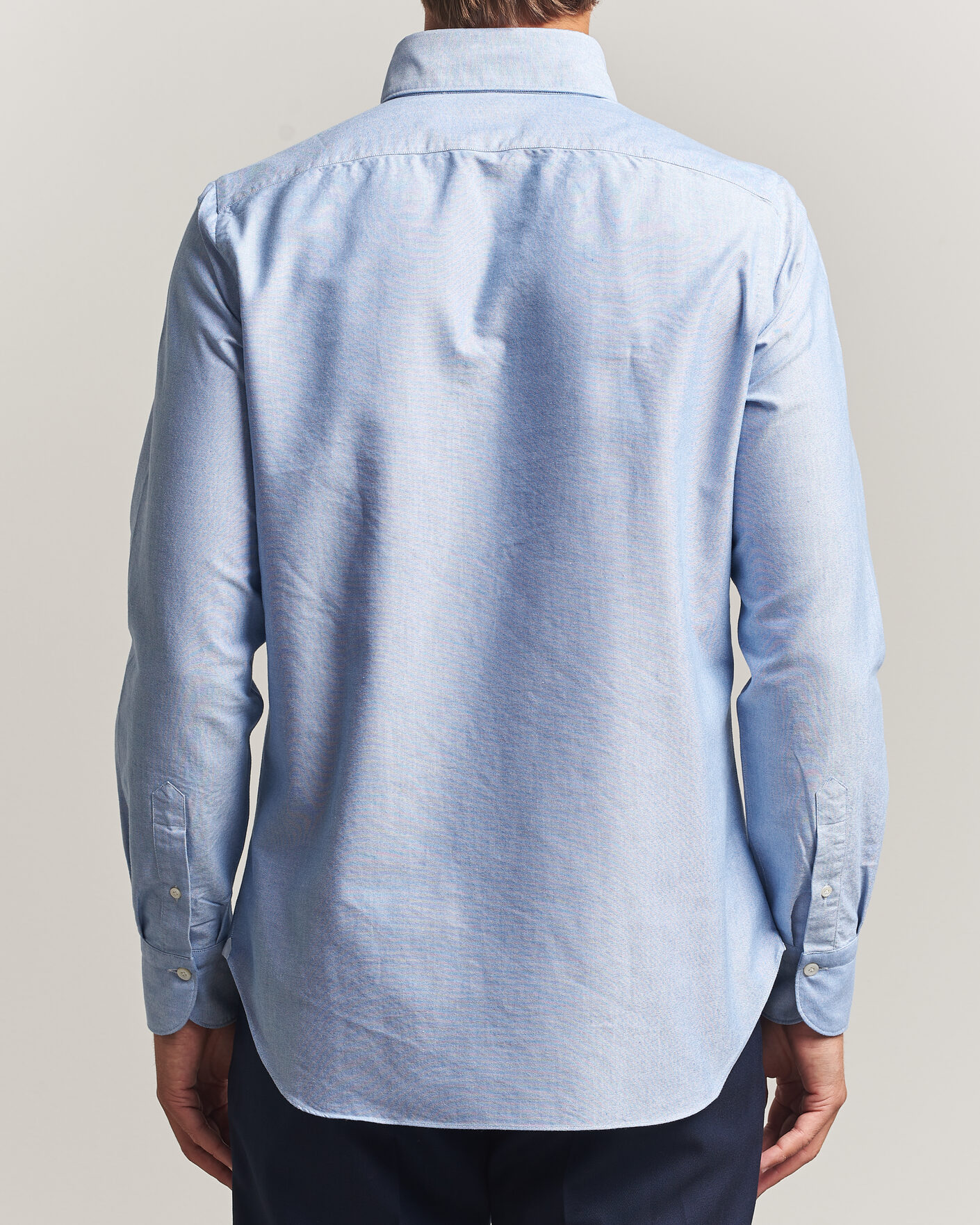 Men | Shirts | Finamore Napoli | Gaeta Oxford Button Down Shirt Light Blue
