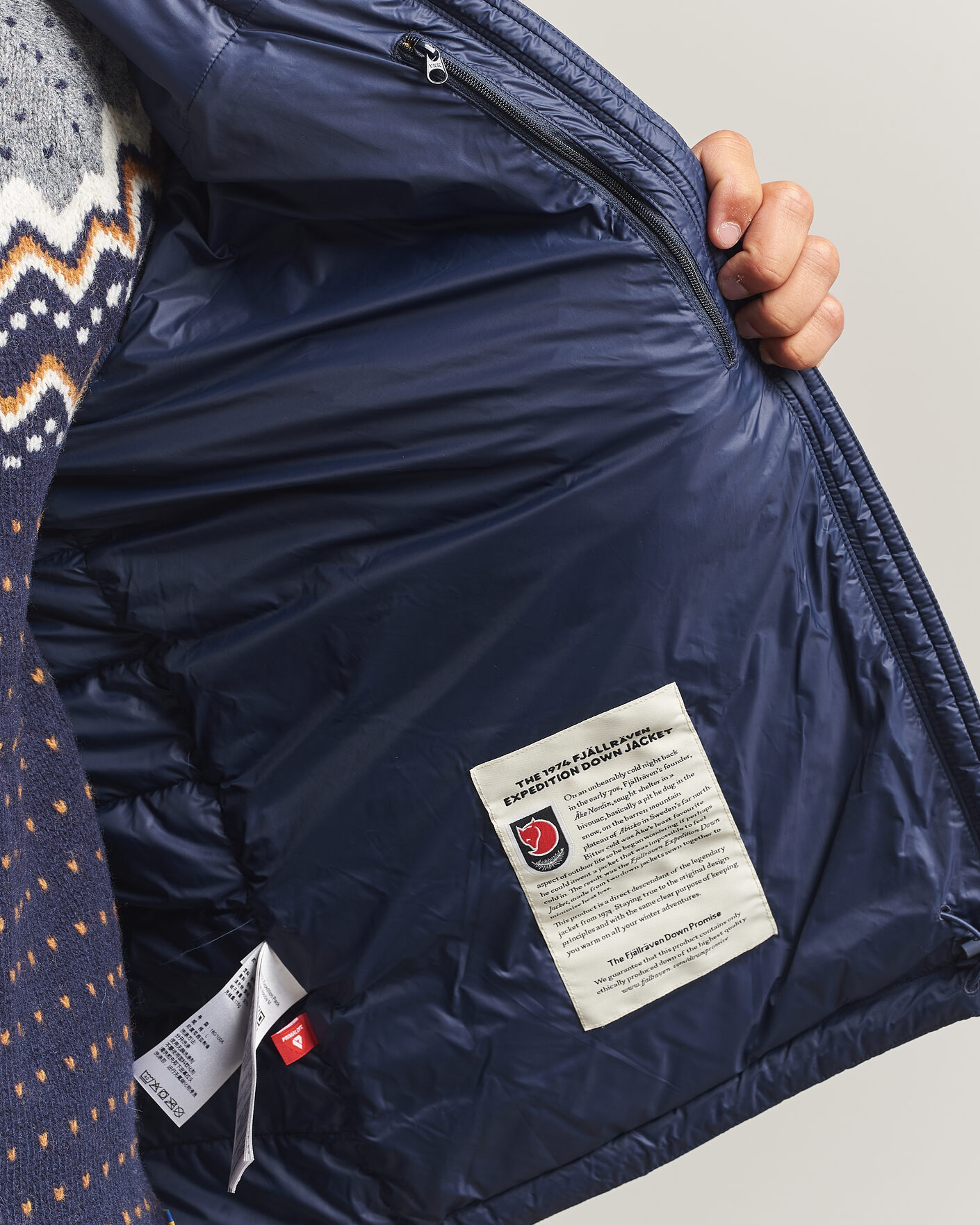 Men | Coats & Jackets | Fjällräven | Expedition Pack Down Hoodie Navy