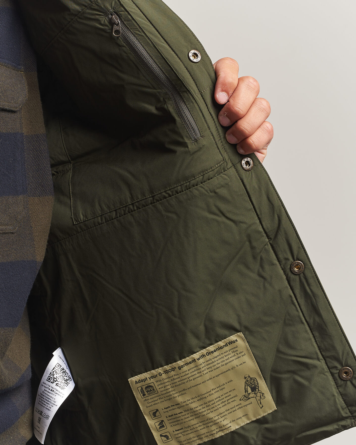 Men | Gilets | Fjällräven | Singi Padded Vest Laurel Green