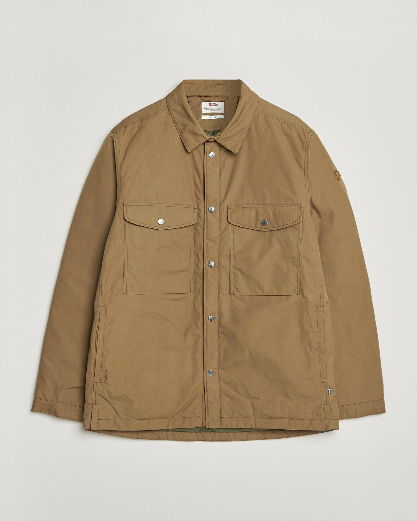 Men | Coats & Jackets | Fjällräven | Övik Down Shirt Jacket Wood Brown