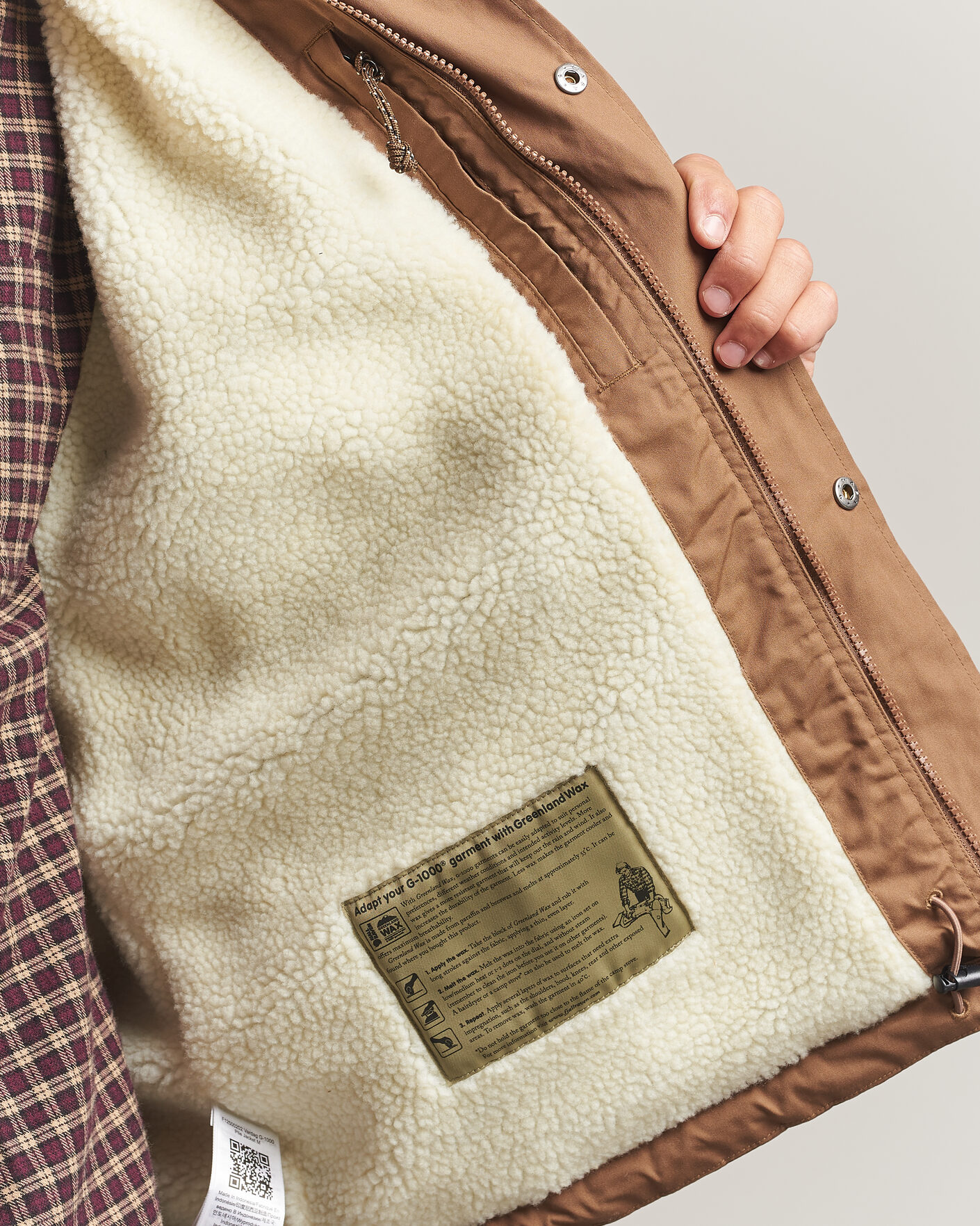 Men | Coats & Jackets | Fjällräven | Vardag G-1000 Pile Jacket Wood Brown