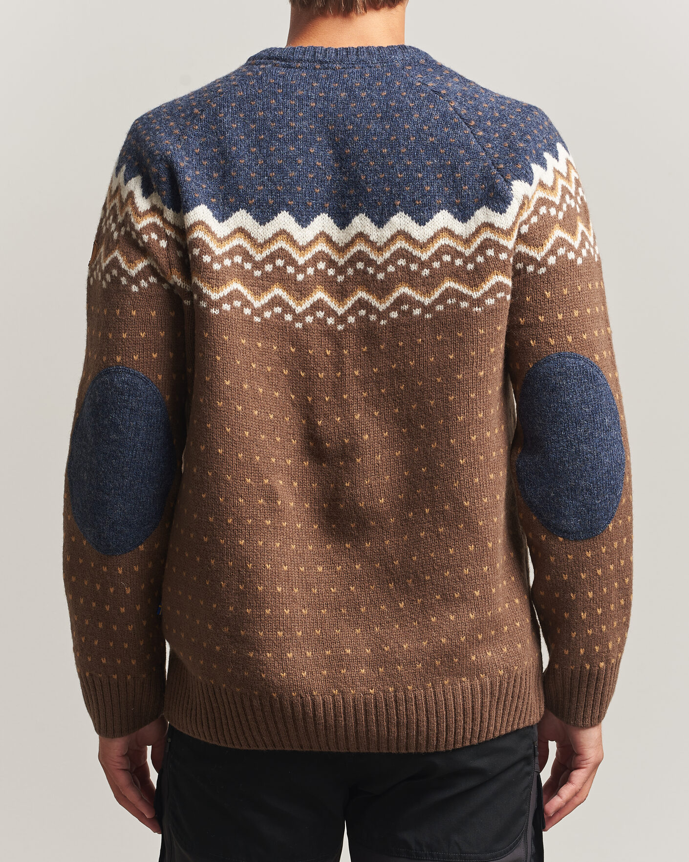 Men | Sweaters & Knitwear | Fjällräven | Övik Knit Wool Sweater Dark Oak