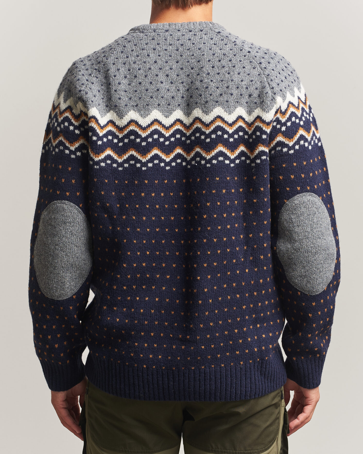 Men | Sweaters & Knitwear | Fjällräven | Övik Knit Wool Sweater Dark Navy