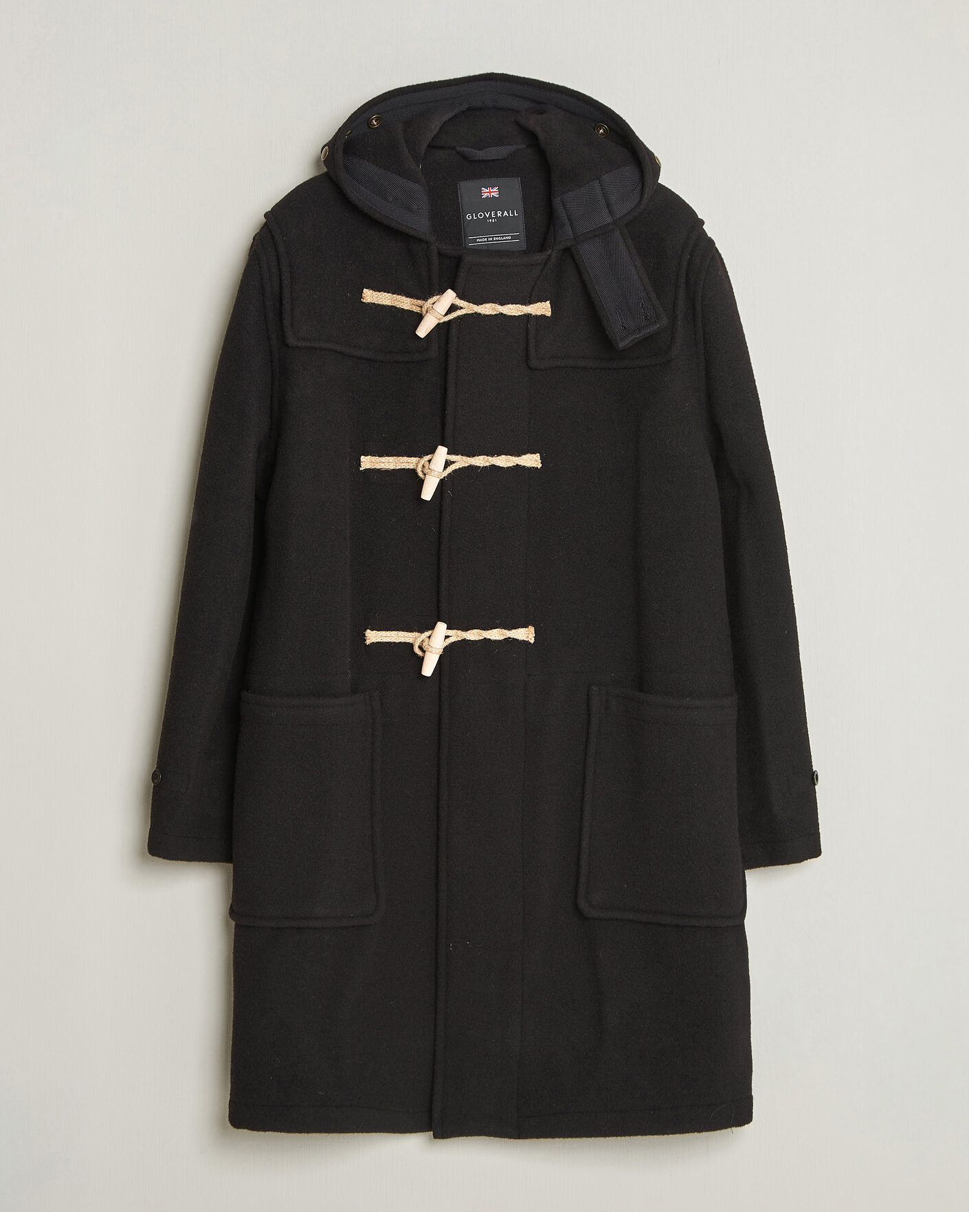 Men | Coats & Jackets | Gloverall | 575 Monty Original Duffle Coat Black
