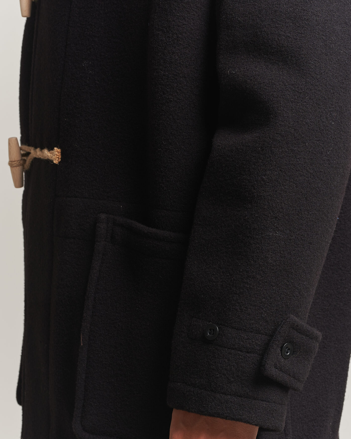 Men | Coats & Jackets | Gloverall | 575 Monty Original Duffle Coat Black