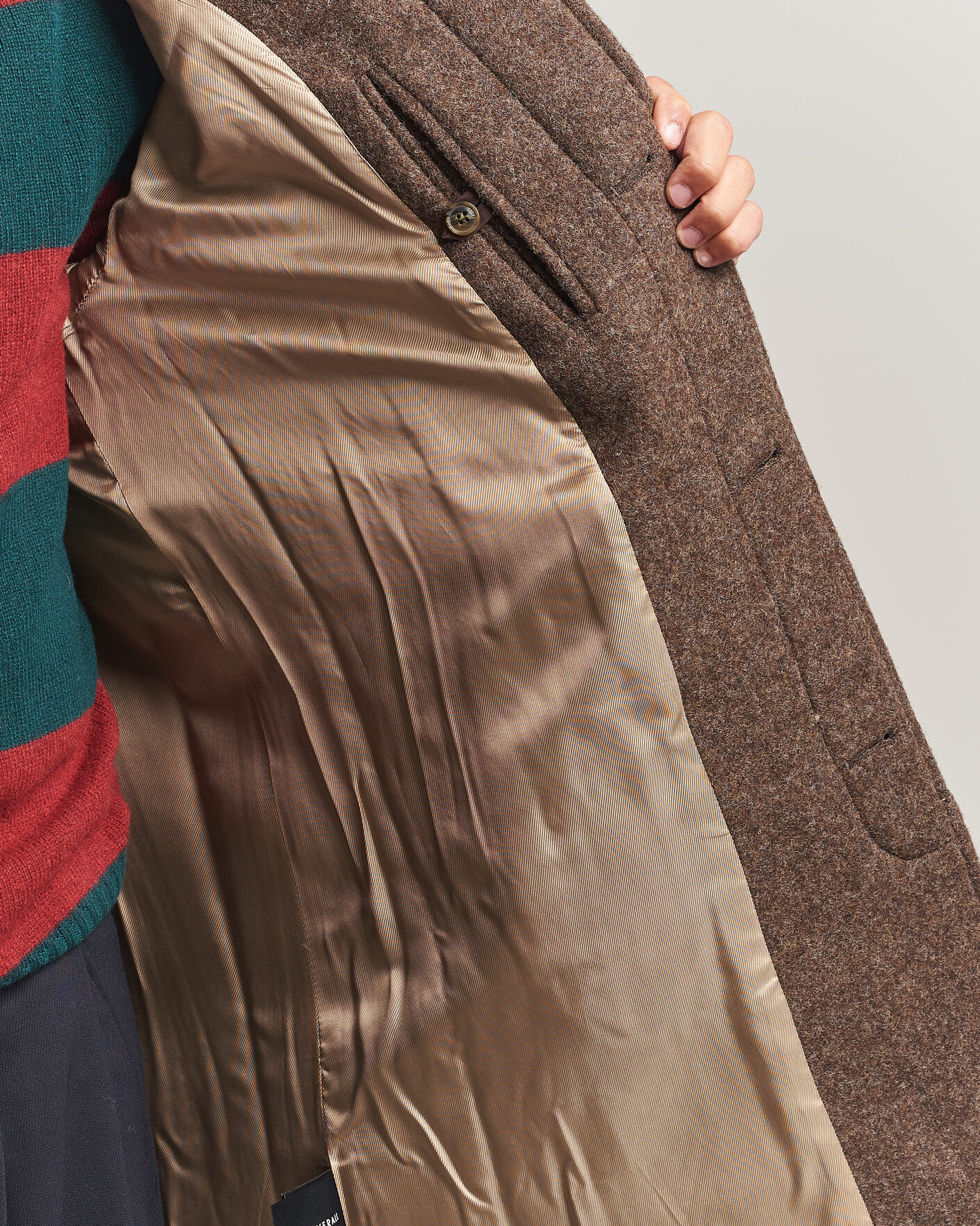 Men | Coats & Jackets | Gloverall | Hynes Wool Coat Mocha