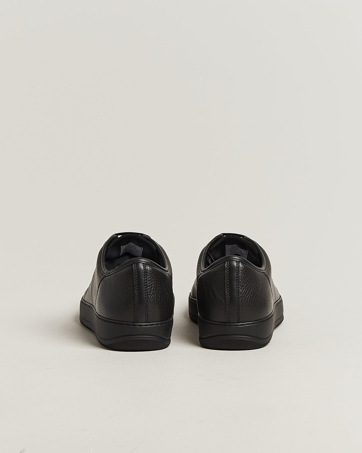 Men | Sneakers | Lanvin | DBB1 Grain Leather Cap Toe Sneaker Black