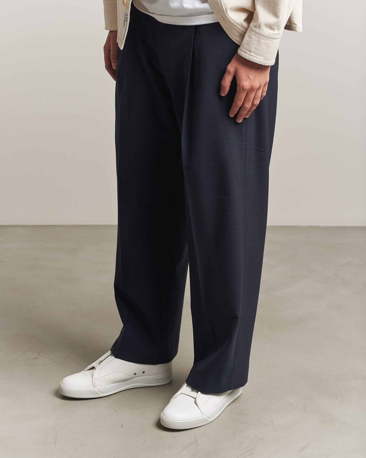 Men | Sneakers | Lanvin | DBB1 Zip Sneakers White