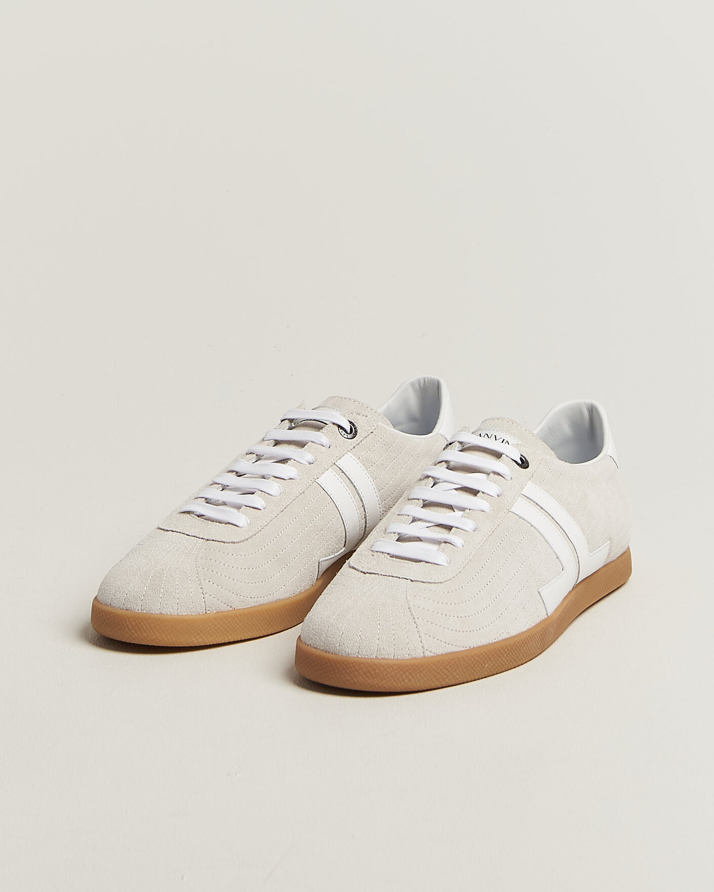 Men | Sneakers | Lanvin | Glen Leather Sneakers White