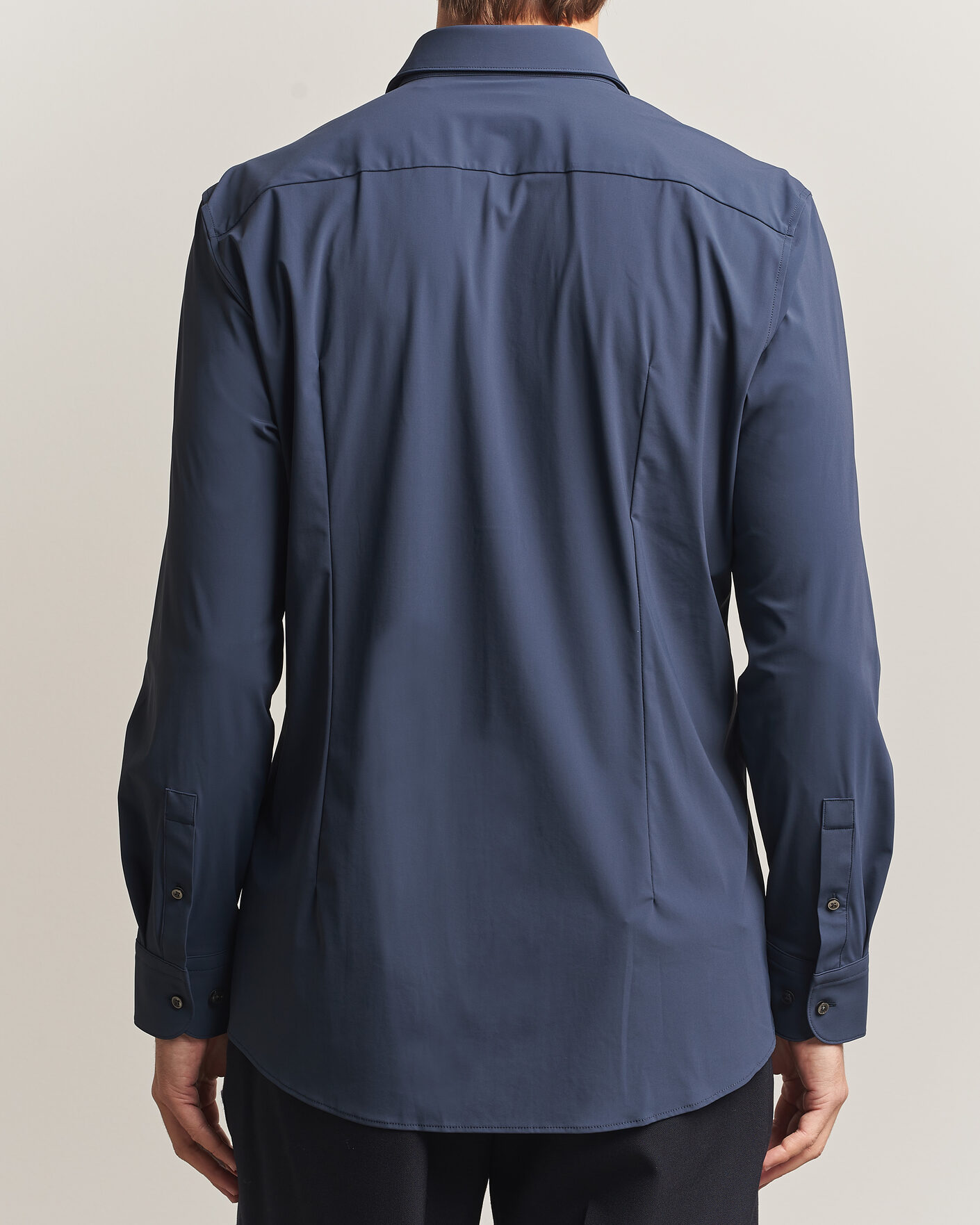 Men | Shirts | BOSS BLACK | Hank 4-Way Stretch Shirt Dark Blue