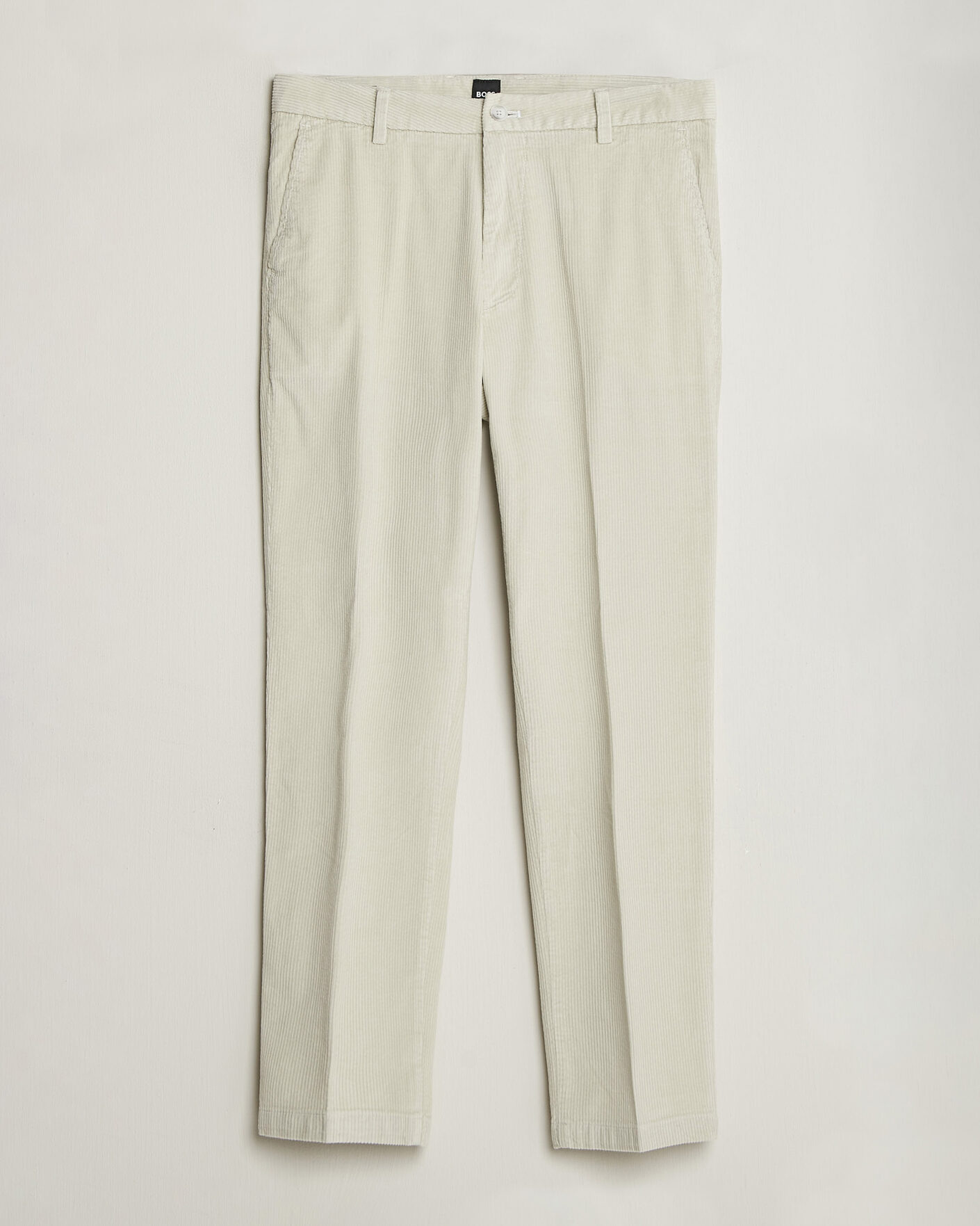 Men | Trousers | BOSS BLACK | Kane Structured Cotton Chino Open White