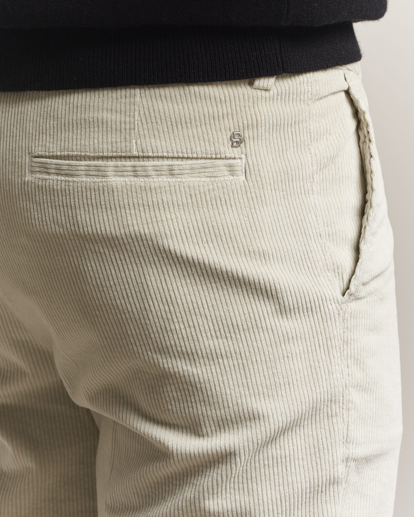 Men | Trousers | BOSS BLACK | Kane Structured Cotton Chino Open White