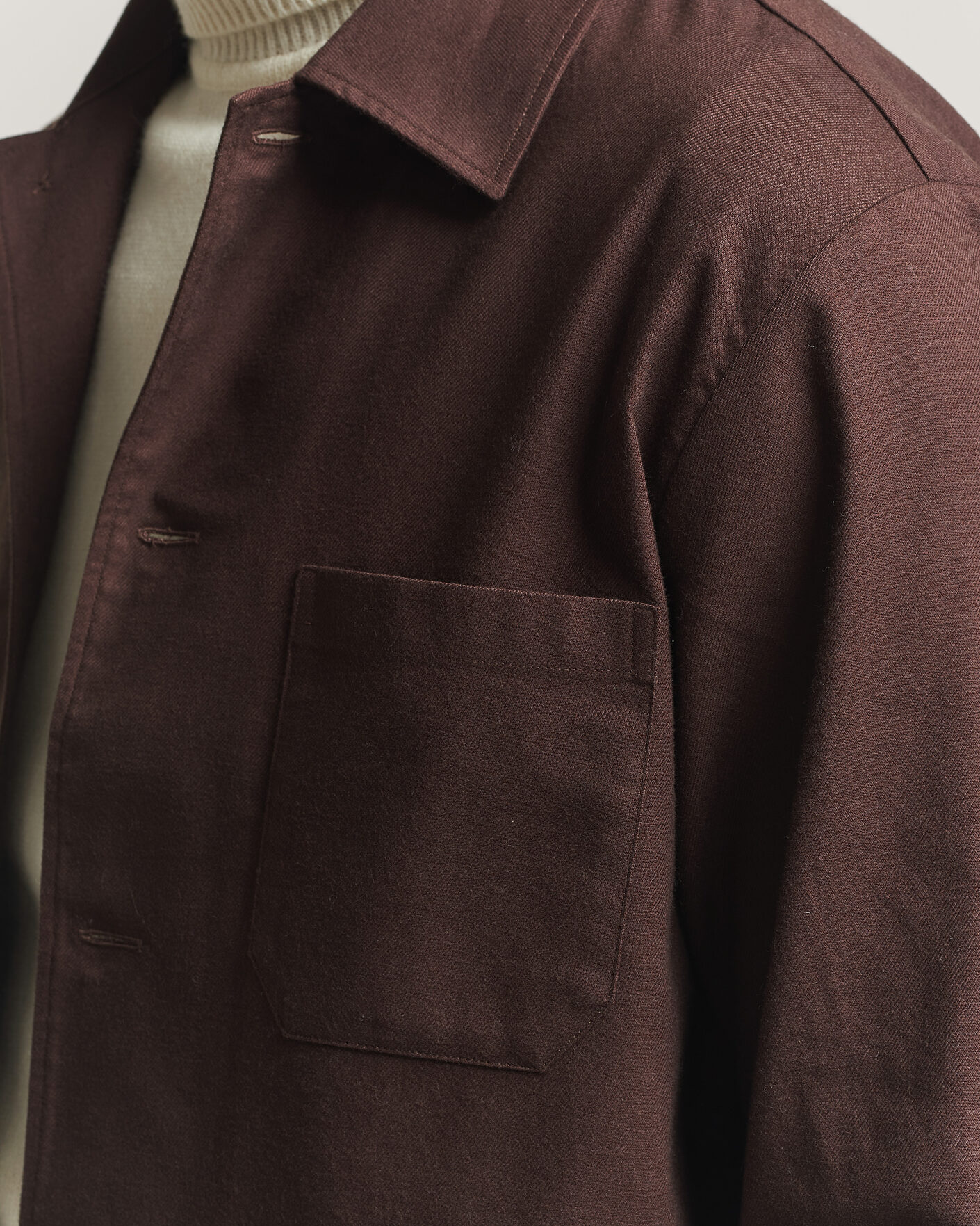 Men | Shirts | BOSS BLACK | Cai Cotton Overshirt Dark Brown