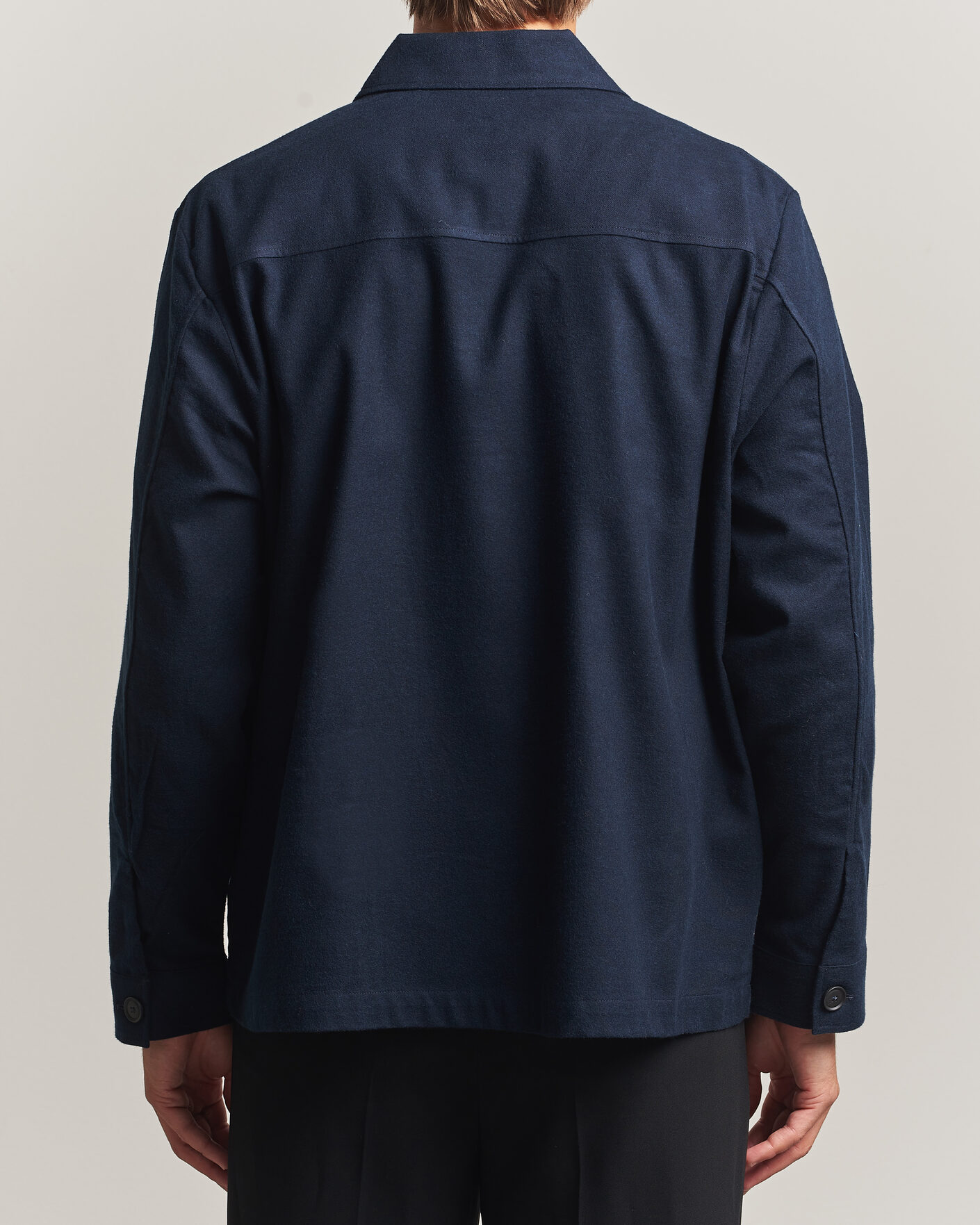 Men | Shirts | BOSS BLACK | Cai Cotton Overshirt Dark Blue