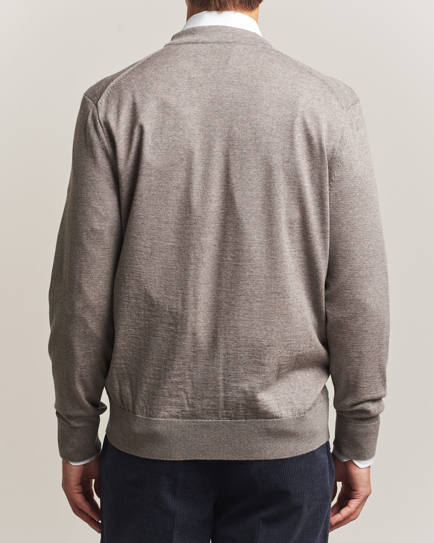 Men | Sweaters & Knitwear | BOSS BLACK | Mardon Wool Cardigan Open Brown