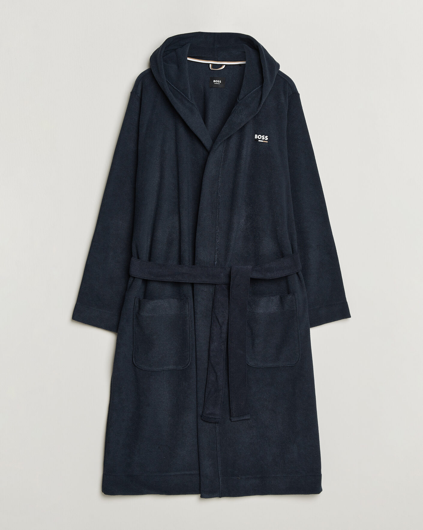 Men | Pyjamas & Robes | BOSS BLACK | Terry Robe Dark Blue