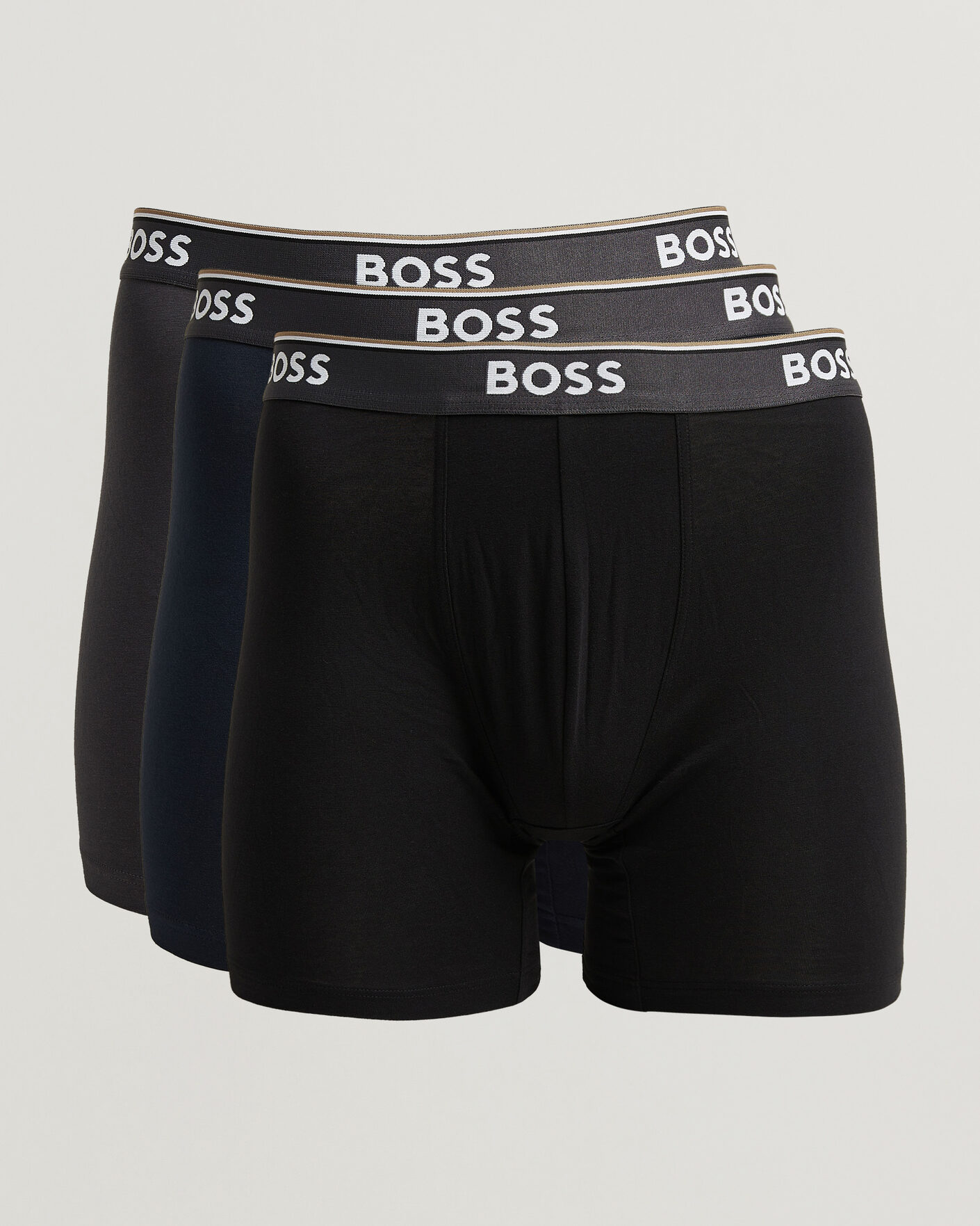 Men | Underwear & Socks | BOSS BLACK | 3-Pack Long Leg Boxer Black/Navy/Grey