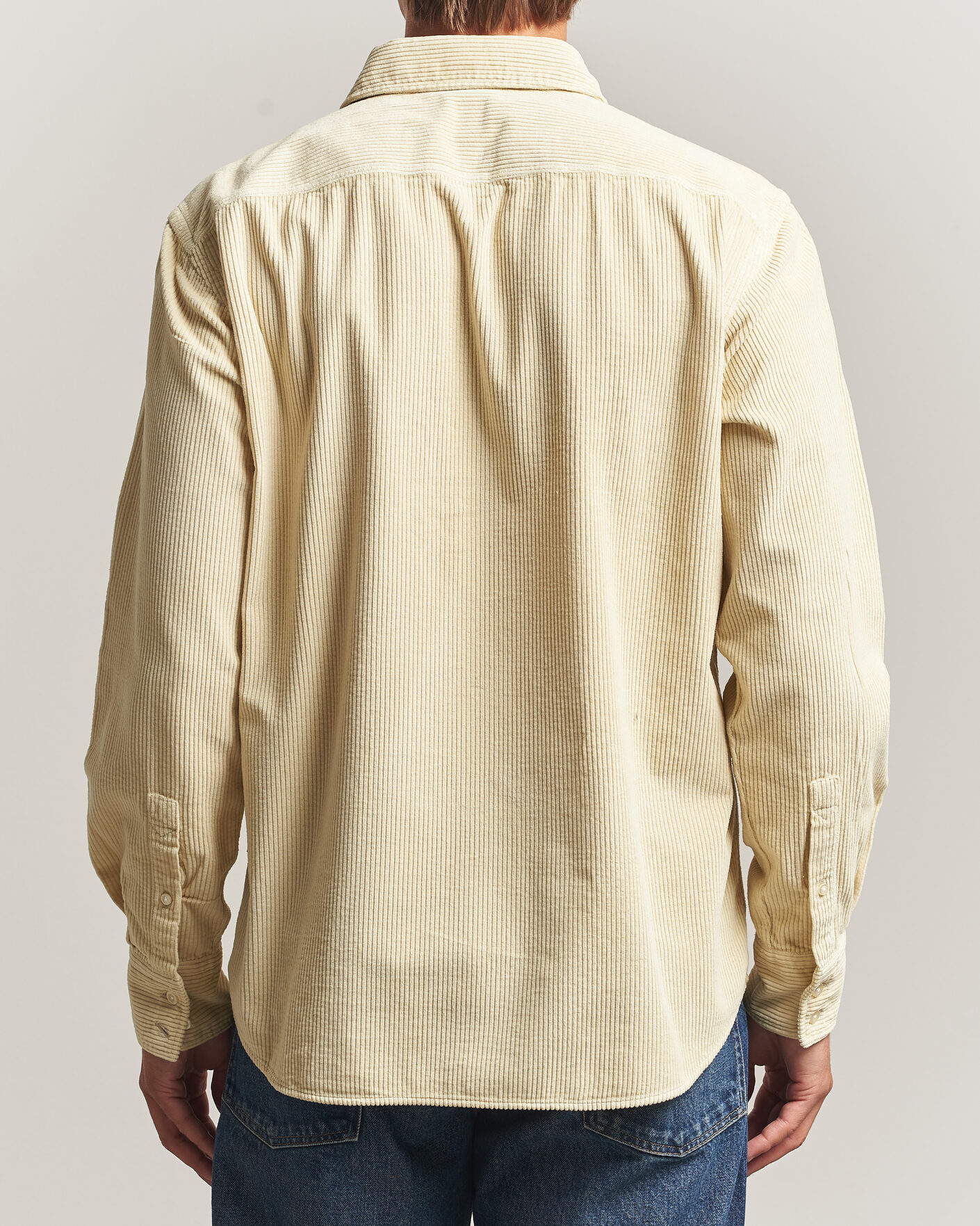 Men | Shirts | BOSS ORANGE | Relegant Corduroy Shirt Light Beige