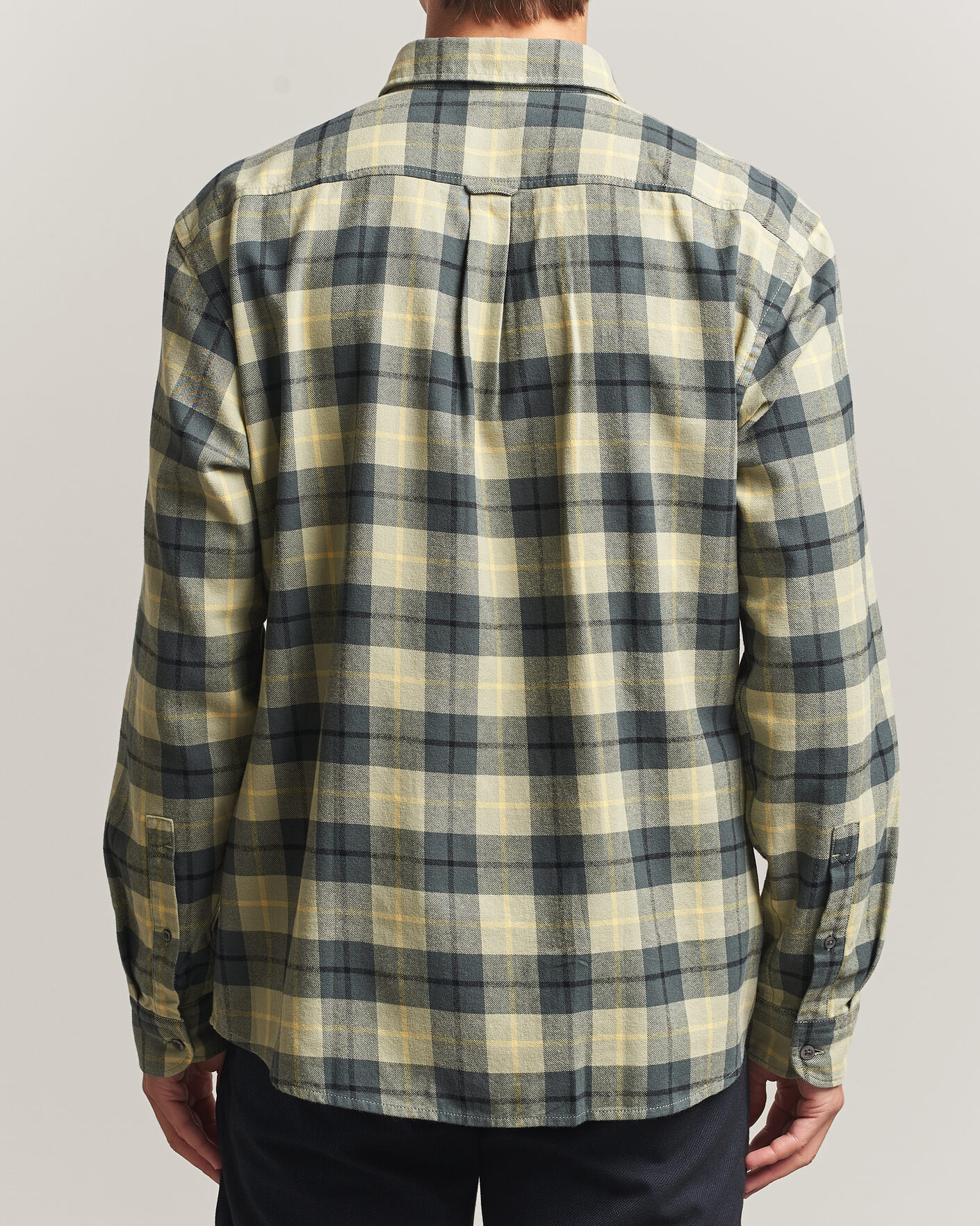 Men | Shirts | BOSS ORANGE | Rickert Brushed Cotton Checked Shirt Open Green