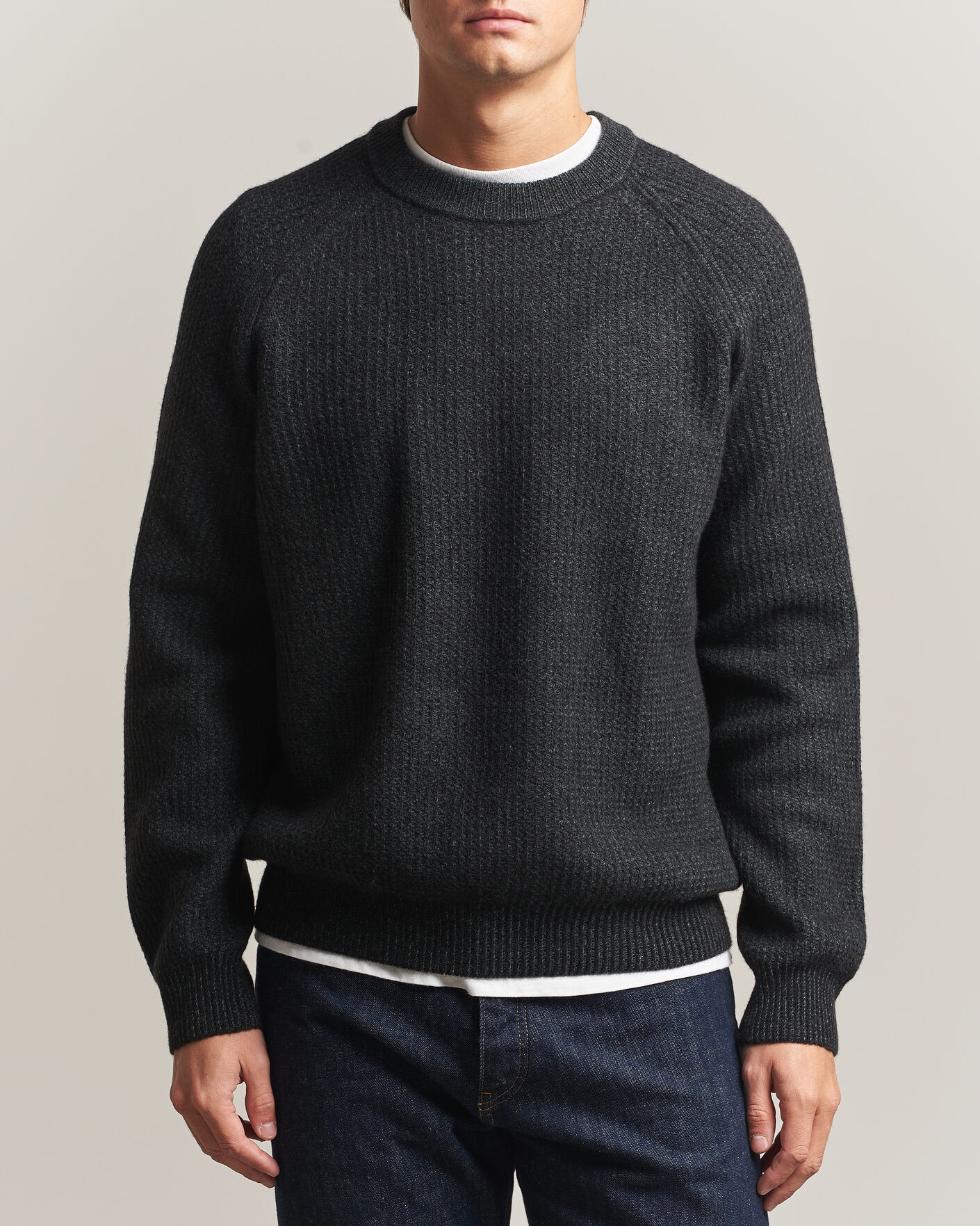 Men | Sweaters & Knitwear | BOSS ORANGE | Kepler Wool Knitted Sweater Black