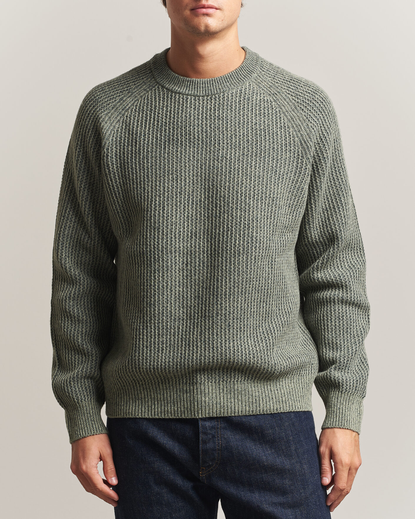 Men | Sweaters & Knitwear | BOSS ORANGE | Kepler Wool Knitted Sweater Open Green