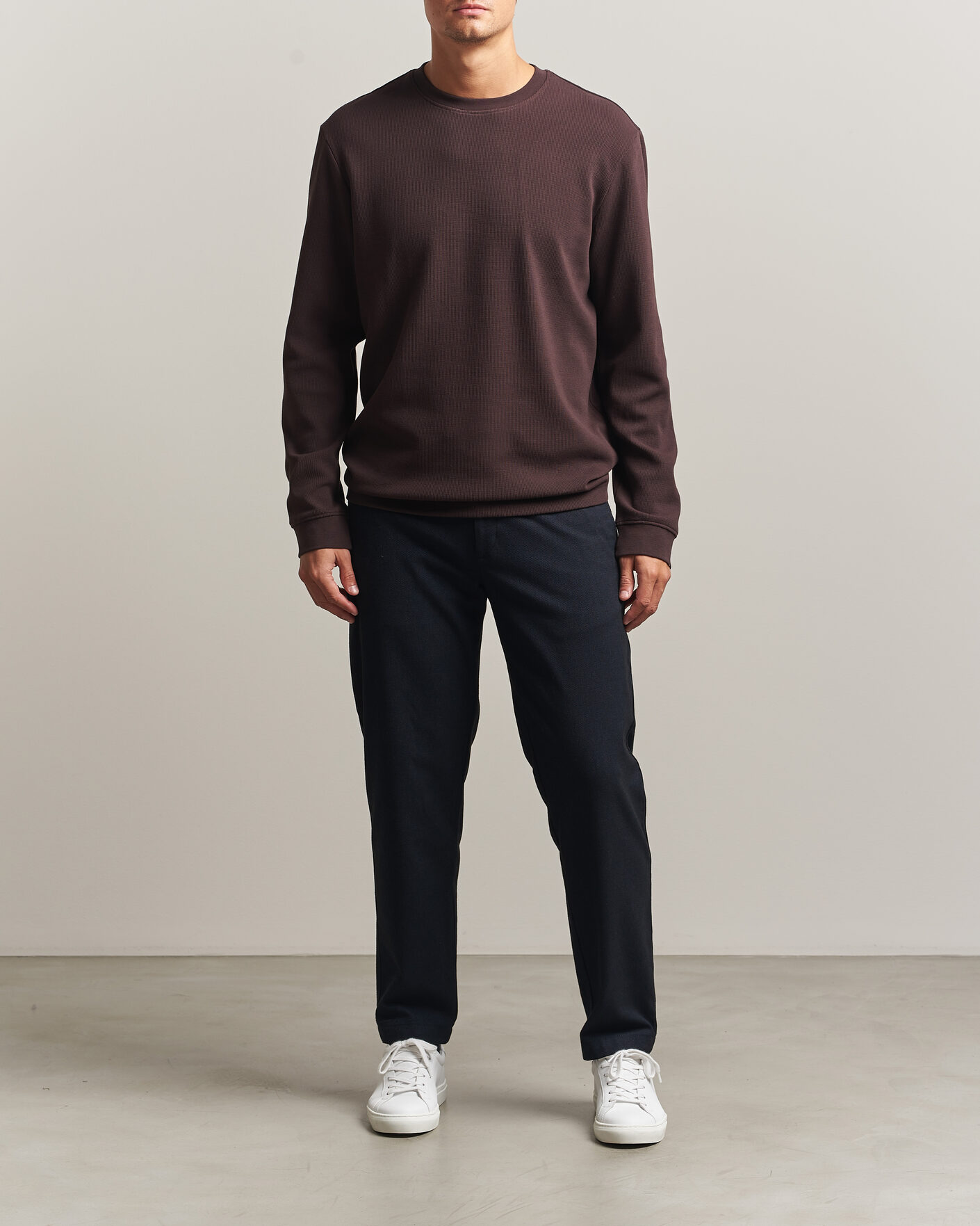 Men | Sweaters & Knitwear | BOSS ORANGE | Tempesto Sweater Dark Brown