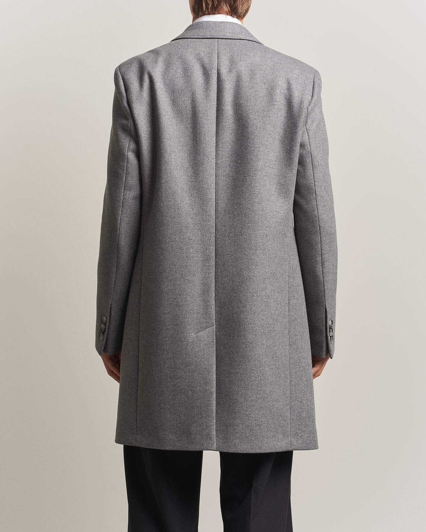 Men | Coats & Jackets | BOSS BLACK | Hyde Wool Coat Medium Grey