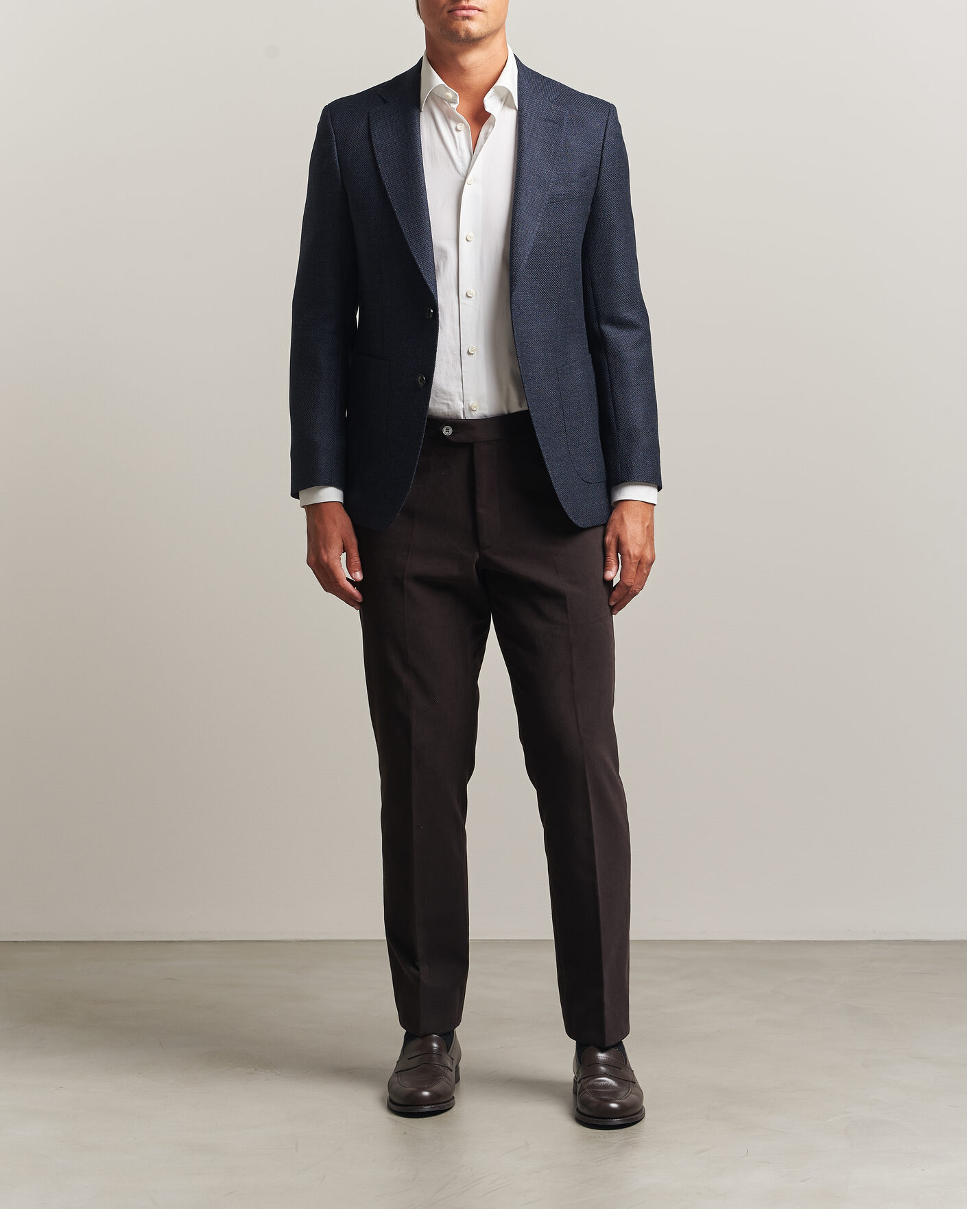 Men | Blazers | BOSS BLACK | Hutson Wool Patch Pocket Blazer Dark Blue