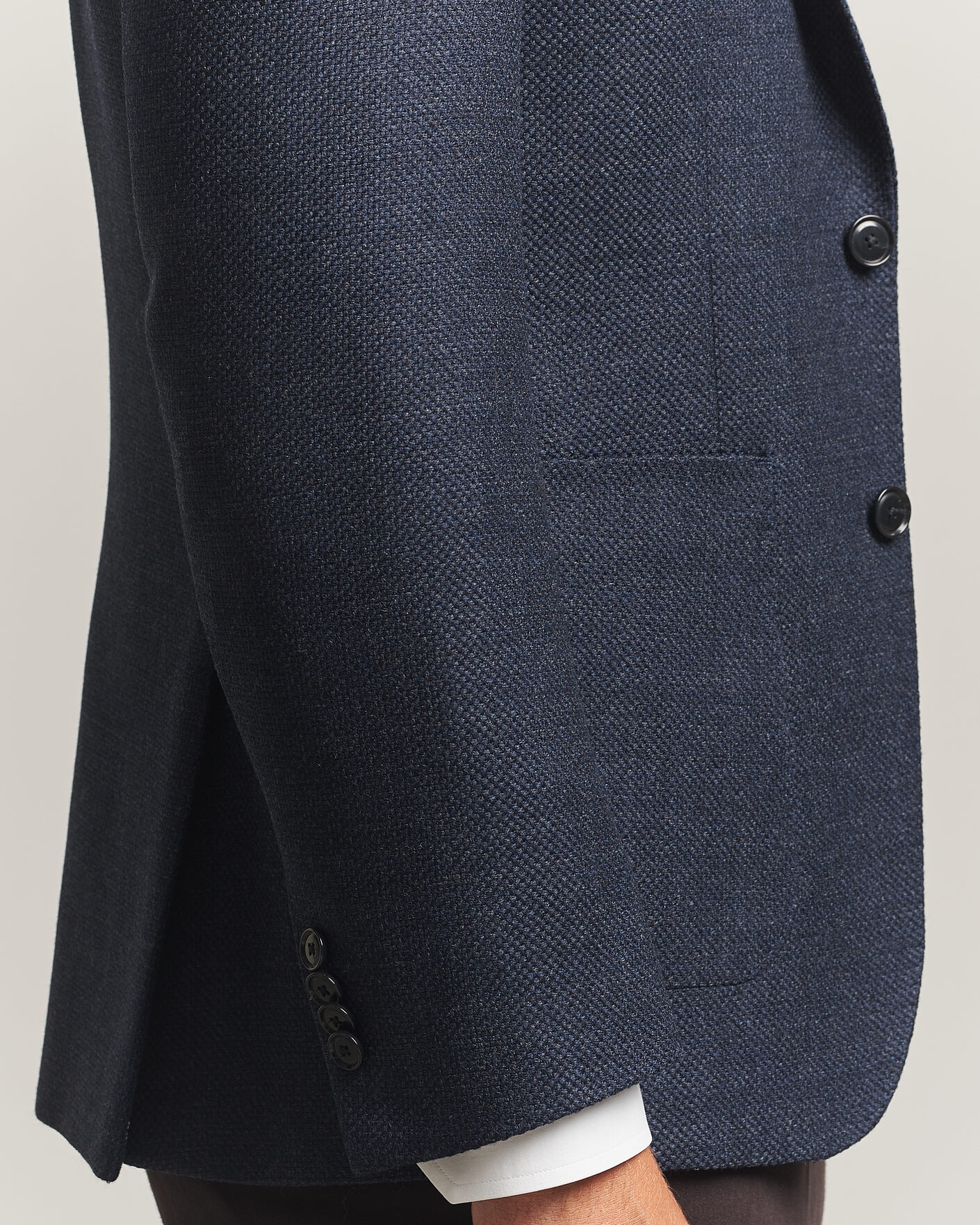 Men | Blazers | BOSS BLACK | Hutson Wool Patch Pocket Blazer Dark Blue
