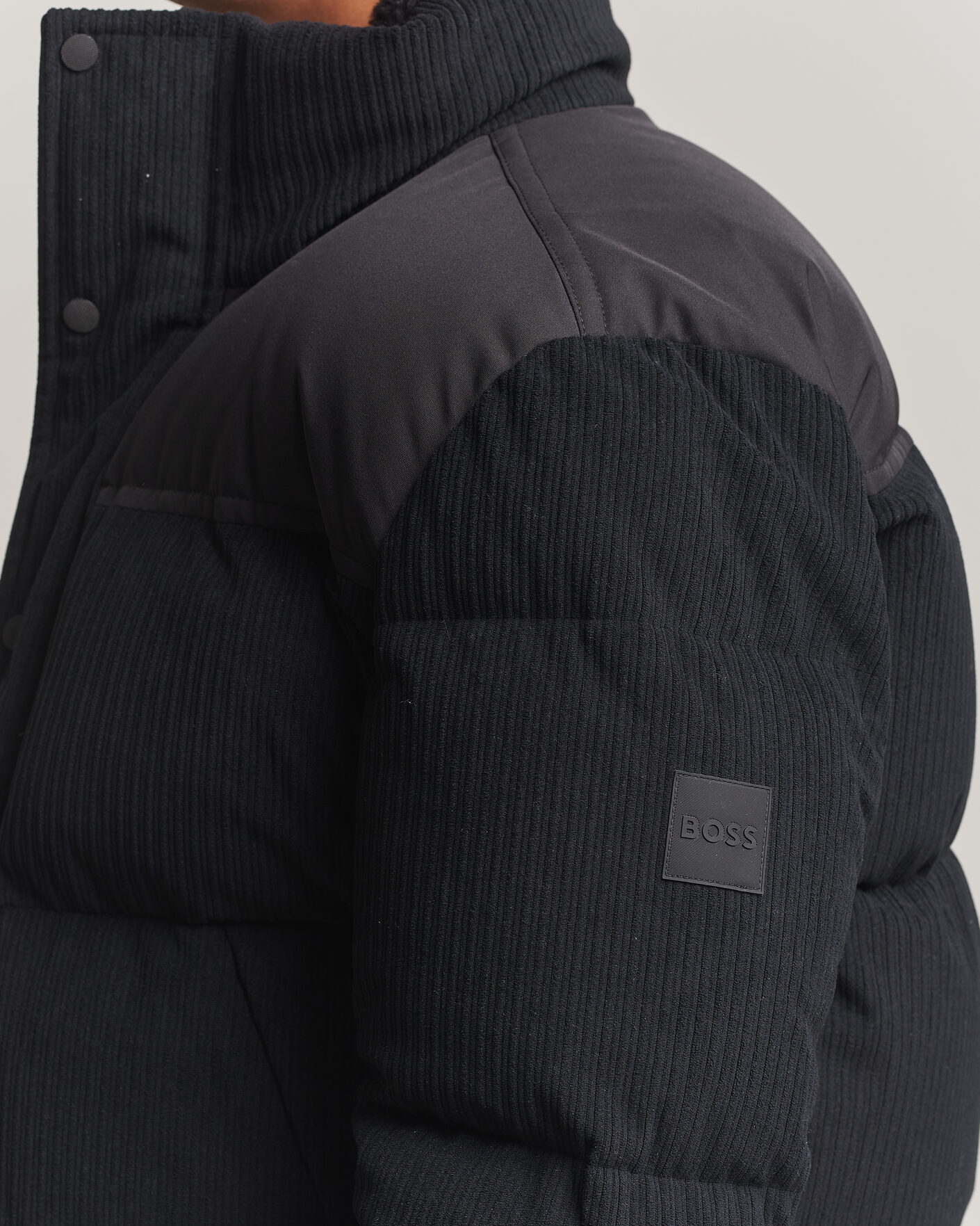 Men | Coats & Jackets | BOSS ORANGE | Ocord Corduroy Jacket Black