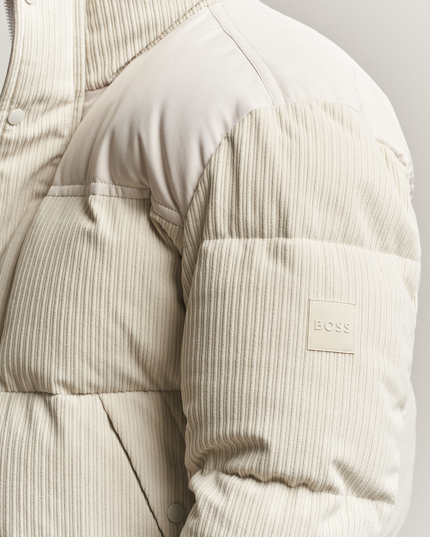 Men | Coats & Jackets | BOSS ORANGE | Ocord Corduroy Jacket Light Beige