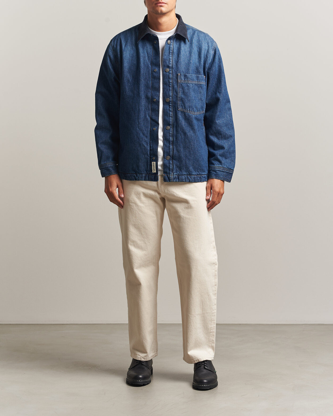 Men | Shirts | BOSS ORANGE | Laredo Denim Overshirt Navy
