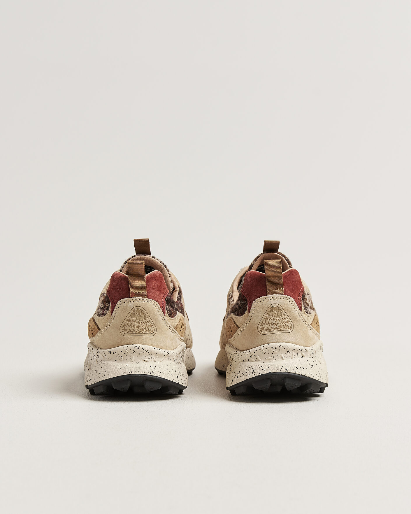 Men | Sneakers | Flower Mountain | Yamano 3 Suede/Wool Check Sneaker Brown