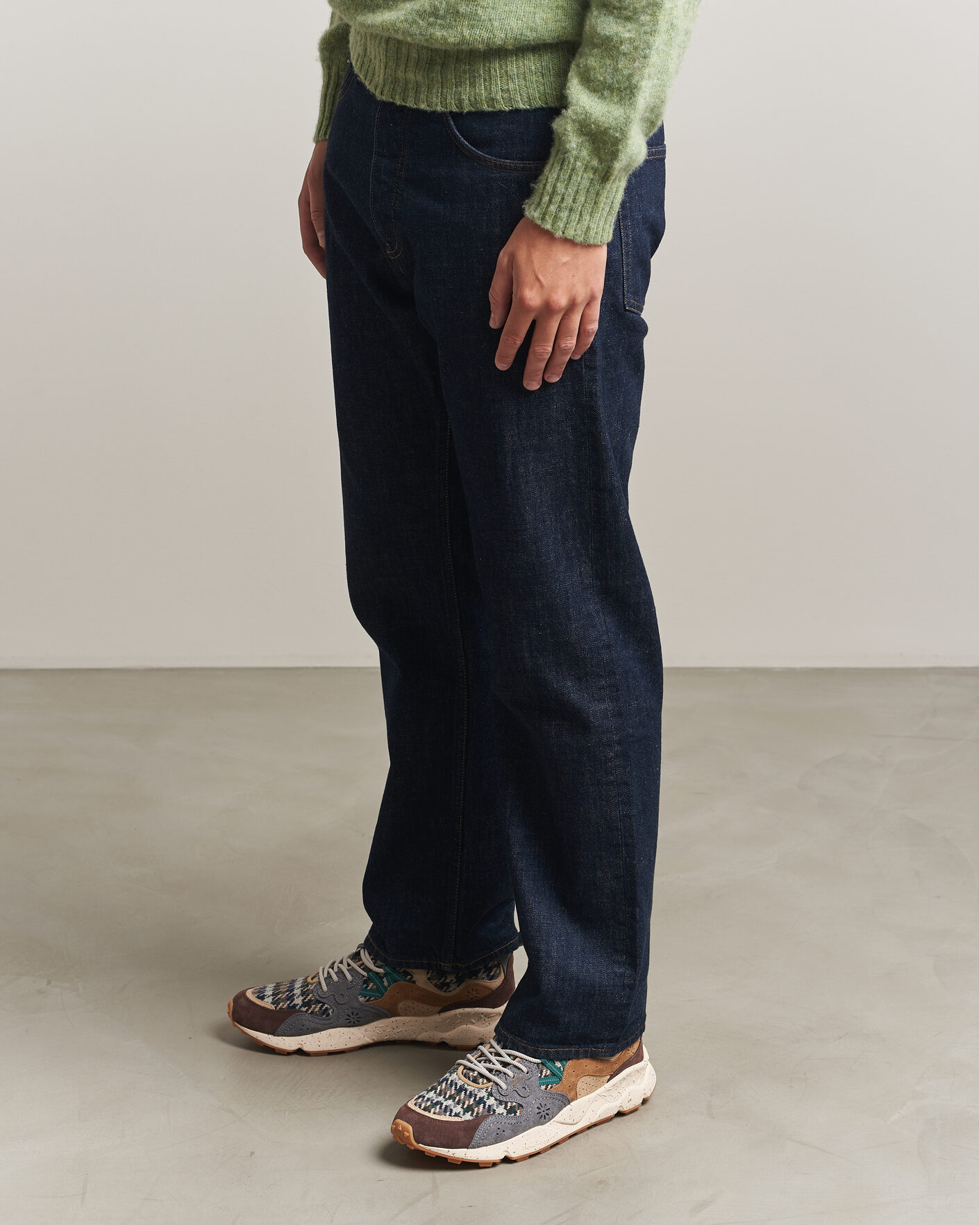Men | Sneakers | Flower Mountain | Yamano 3 Suede/Houndstooth Sneaker Multi
