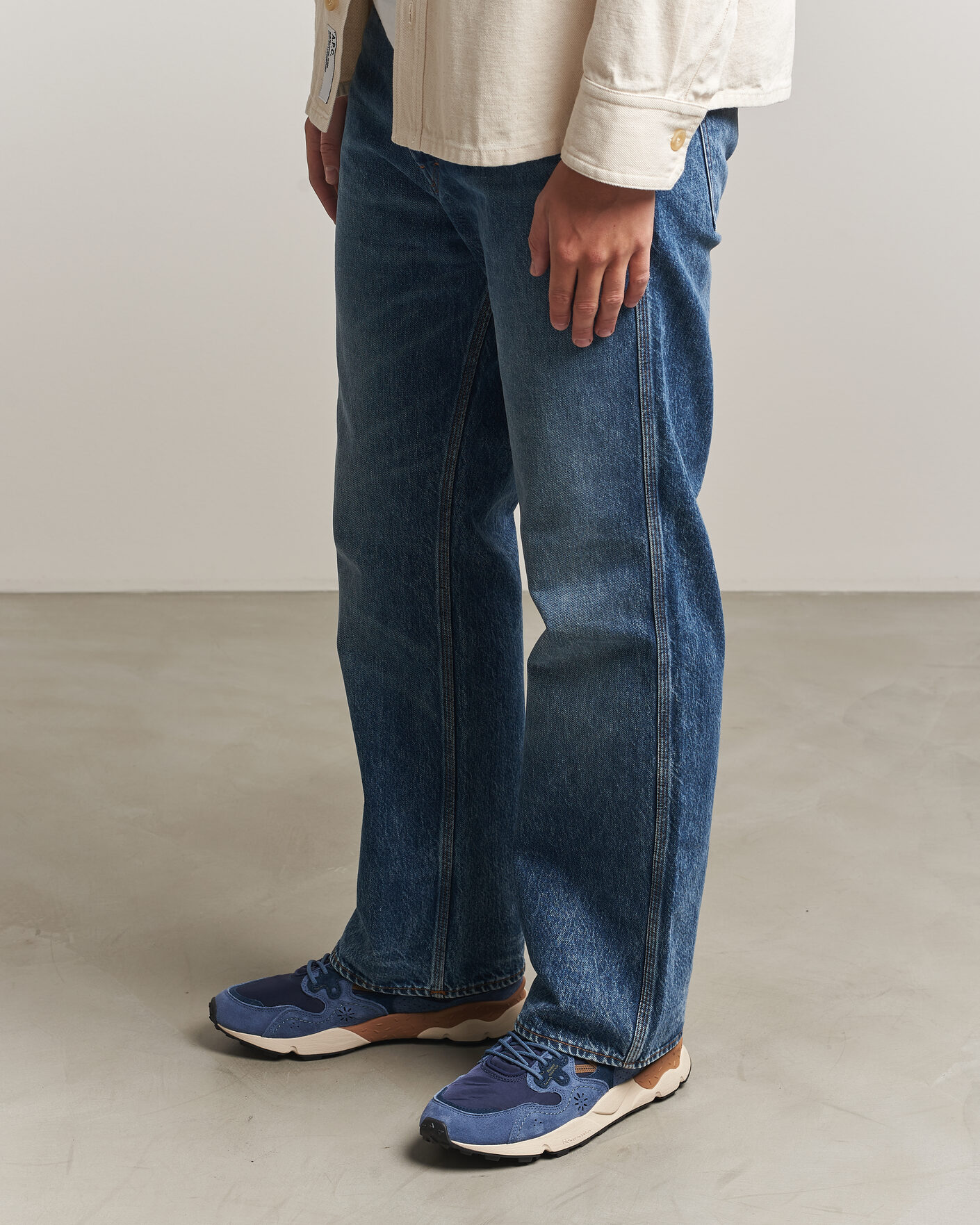 Men | Sneakers | Flower Mountain | Yamano 3 Suede/Nylon Sneaker Navy/Blue