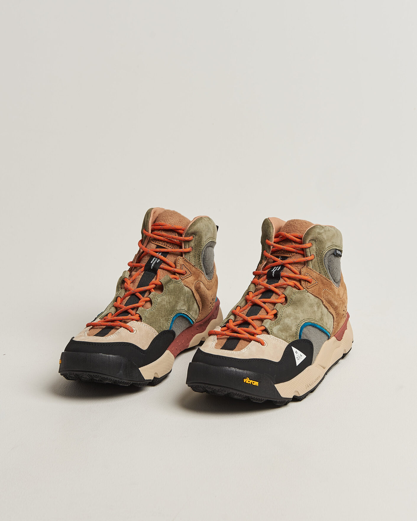 Men | Sneakers | Flower Mountain | Back Country Mid Suede/Leather Sneaker Multi