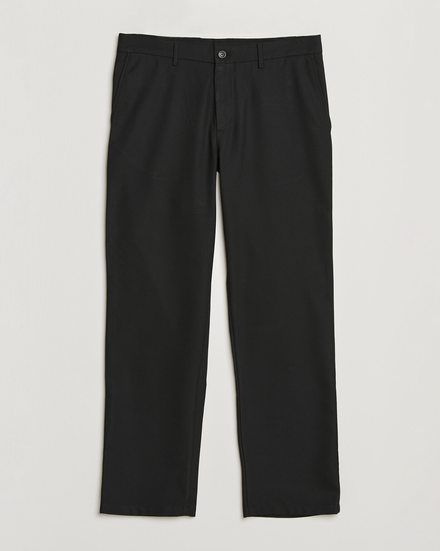 Men | Trousers | J.Lindeberg | Logan Brushed Twill Pants Black