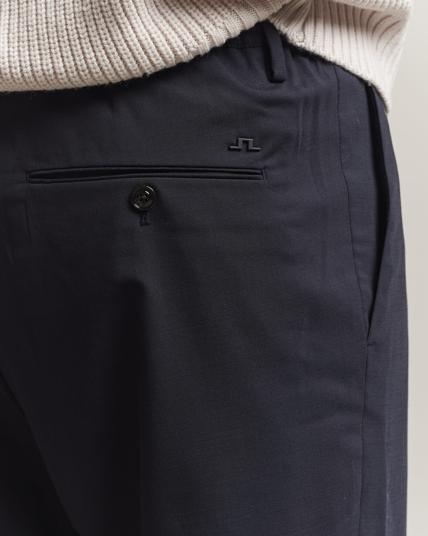 Men | Trousers | J.Lindeberg | Harris Stretch Wool Pants JL Navy
