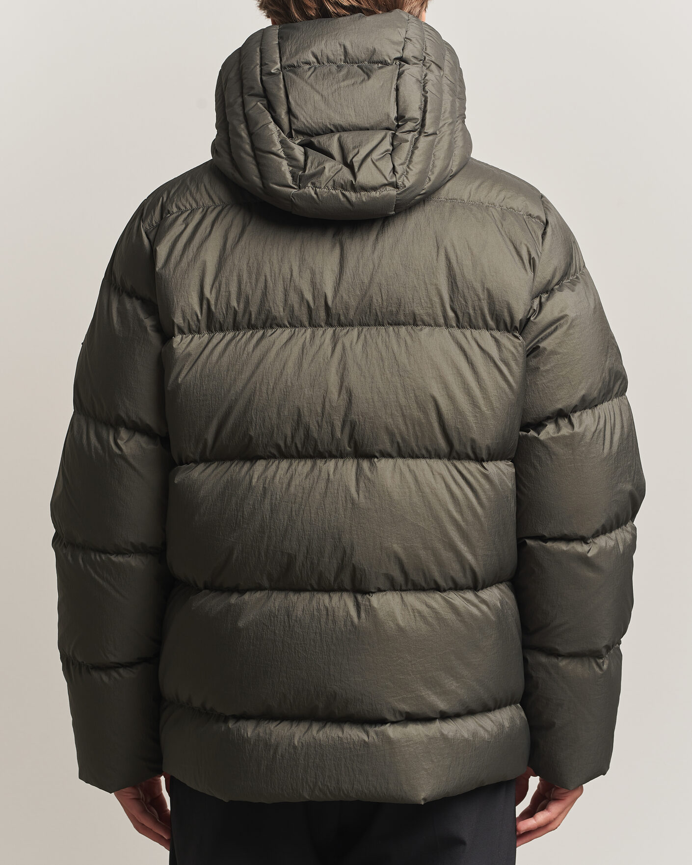 Men | Coats & Jackets | J.Lindeberg | Daryl Crinkle Down Jacket Chimera Green