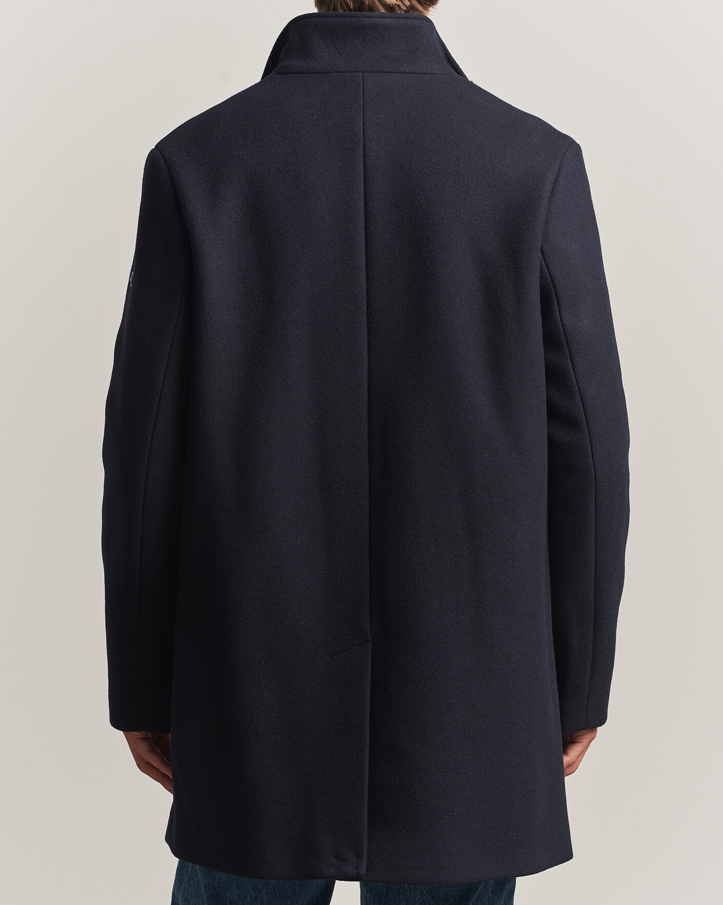 Men | Coats & Jackets | J.Lindeberg | Lexon Wool Coat JL Navy