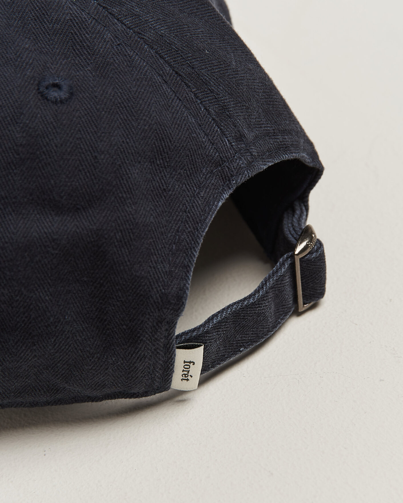 Men | Hats & Caps | Forét | Bird Washed Herringbone Cap Navy