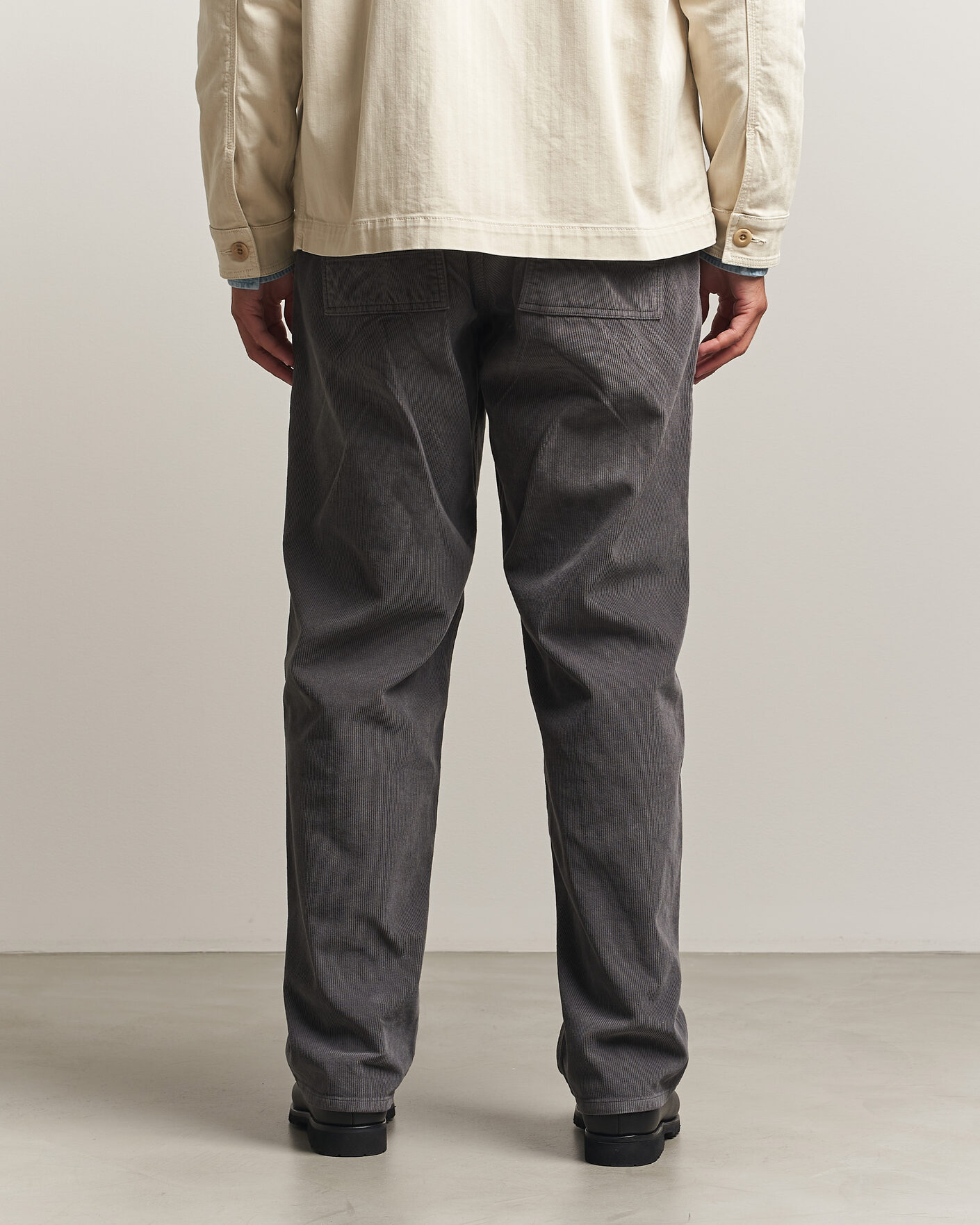 Men | Trousers | Forét | Clay Corduroy Pants Grey